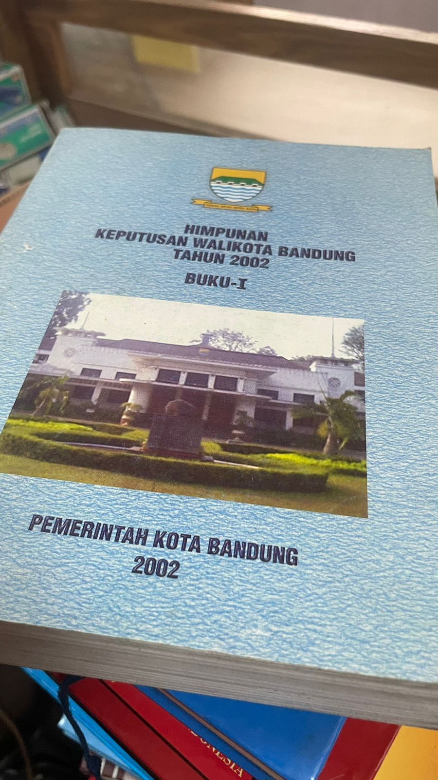 Cover Himpunan Keputusan Walikota Bandung Tahun 2002 Buku-1
