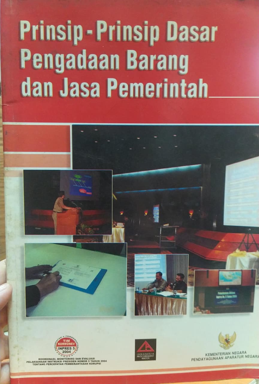 Cover Prinsip-Prinsip Dasar Pengadaan Barang dan Jasa Pemerintah
