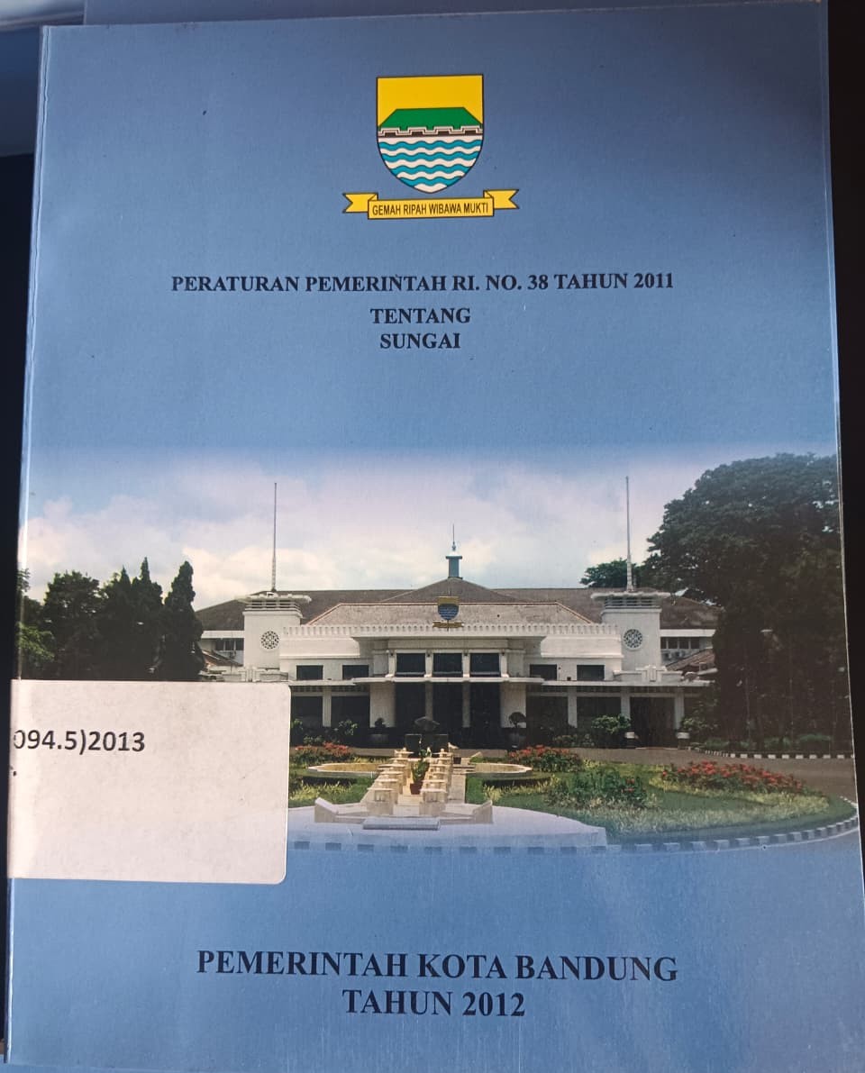 Cover Peraturan Pemerintahan RI. No. 38 Tahun 2011 Tentang Sungai