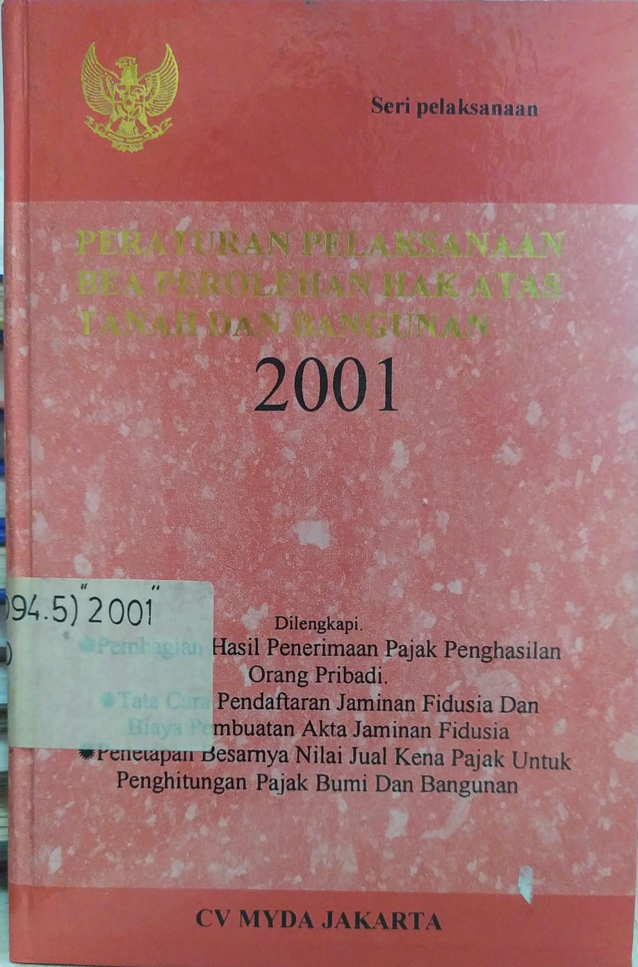 Cover Peraturan Pelaksanaan Bea Perolehan Hak Atas Tanah dan Bangunan