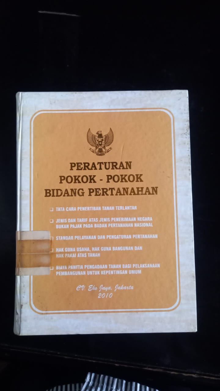 Cover Peraturan Pokok - Pokok Bidang Pertahanan