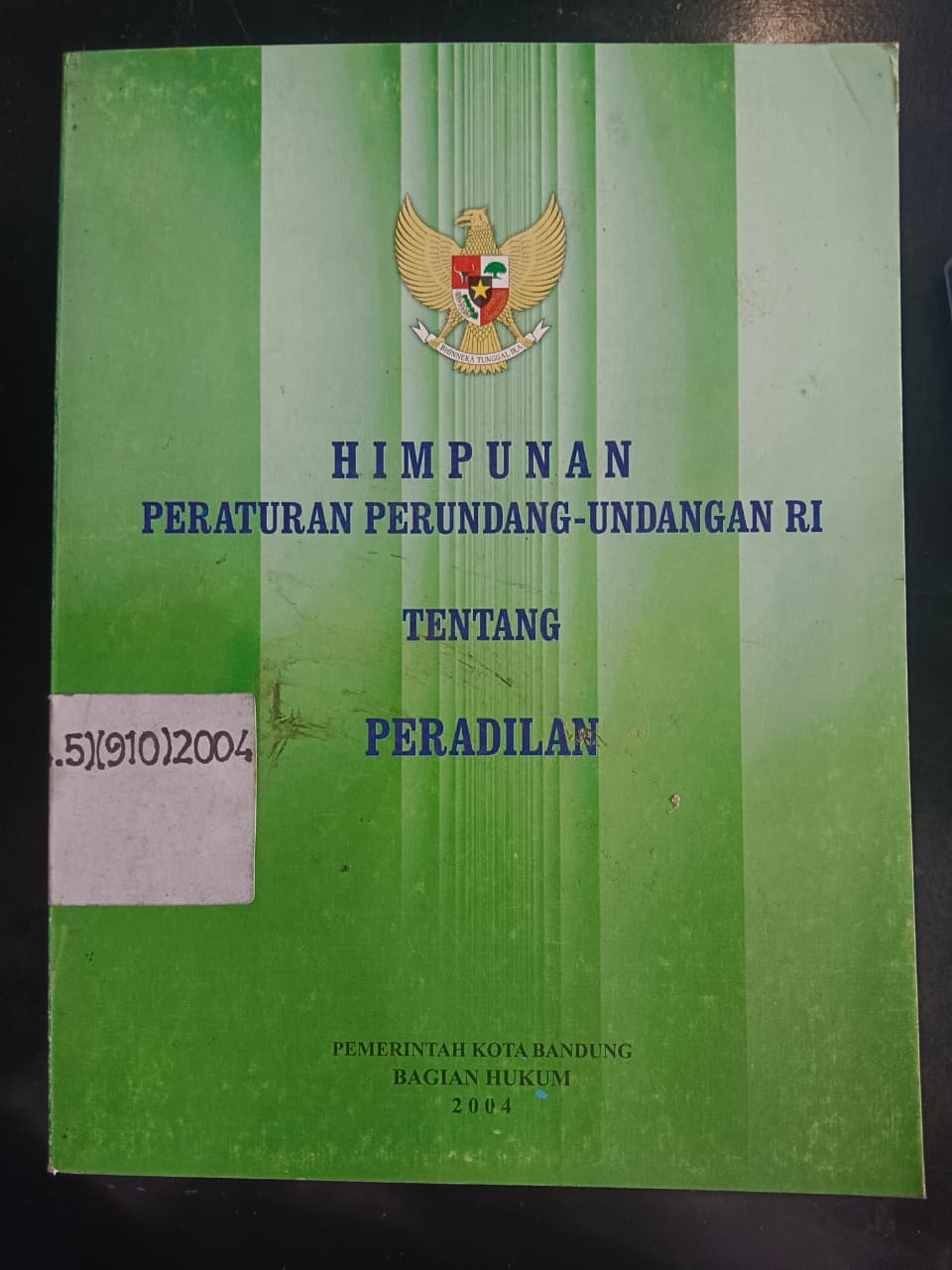 Cover Himpunan Peraturan Perundang-Undangan RI Tentang Peradilan