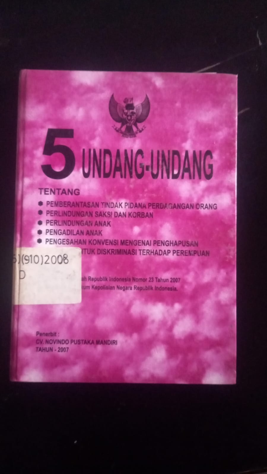 Cover 5 Undang - Undang