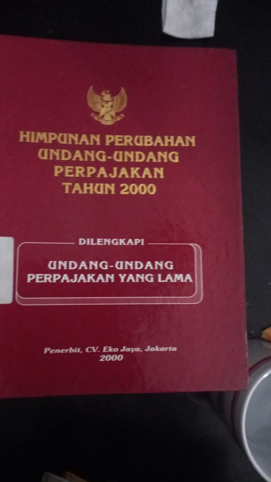 Cover Himpunan Perubahan Undang - Undang Perpajakan Tahun 2000