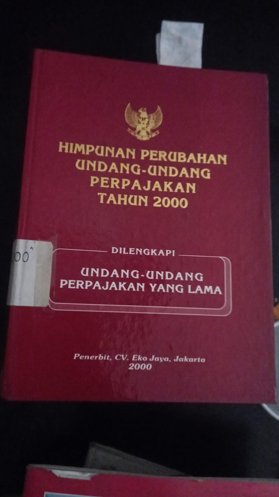 Cover Himpunan Perubahan Undang - Undang Perpajakan Tahun 2000