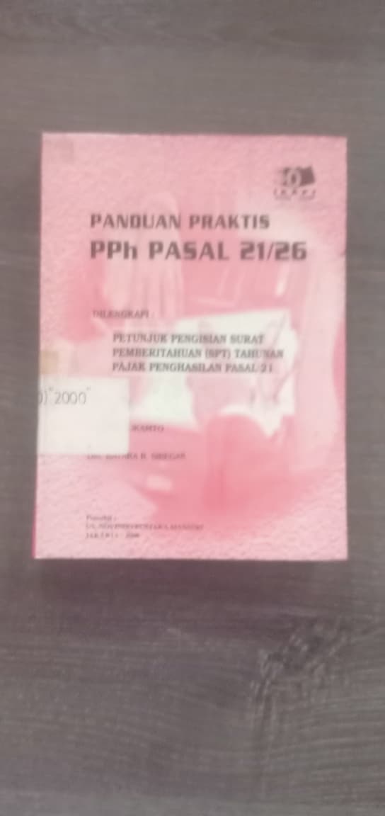 Cover Panduan Praktis PPh Pasal 21/26