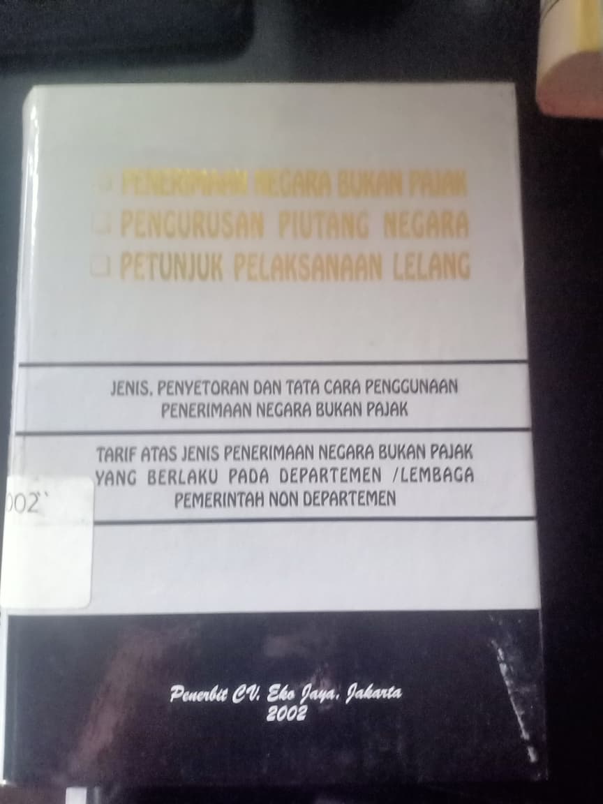 Cover *Penerimaan Negara Bukan Pajak *Pengurusan Piutang Negara *Petunjuk Pelaksanaan