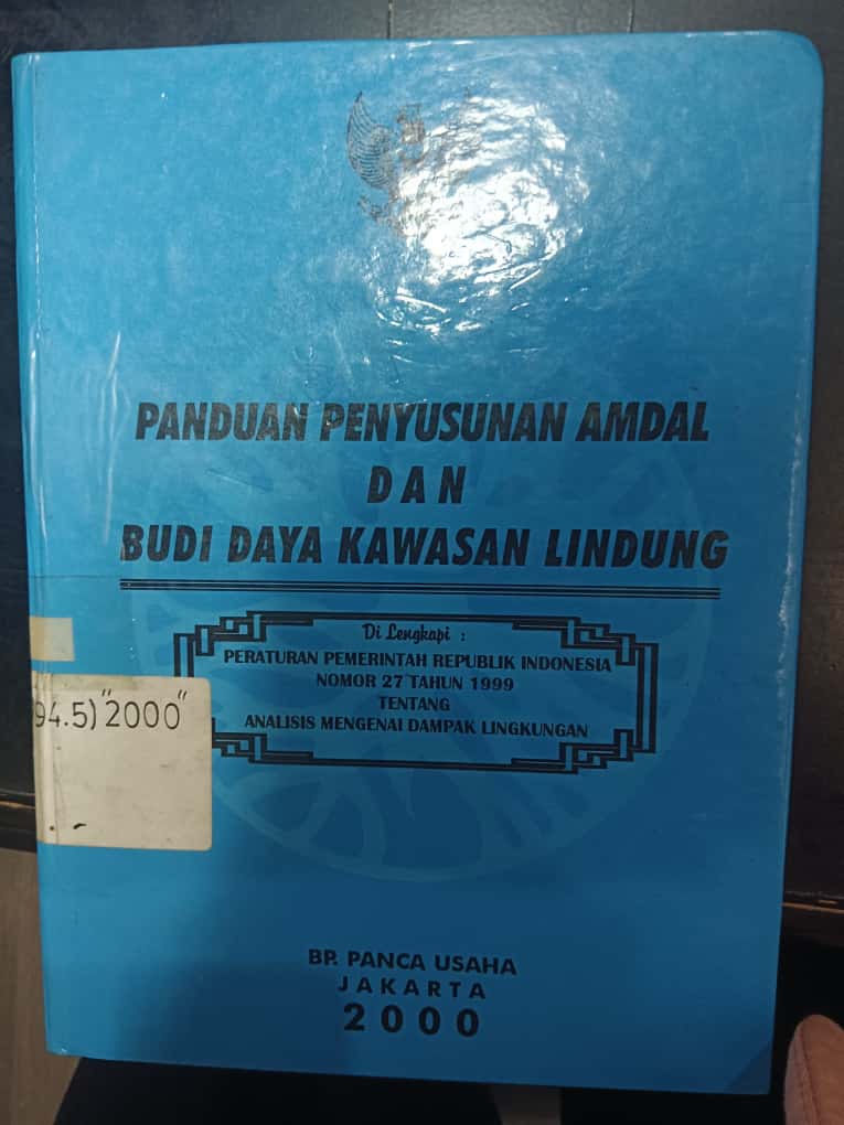 Cover Panduan Penyusunan Amdal Dan Budi Daya Kawasan Lindung