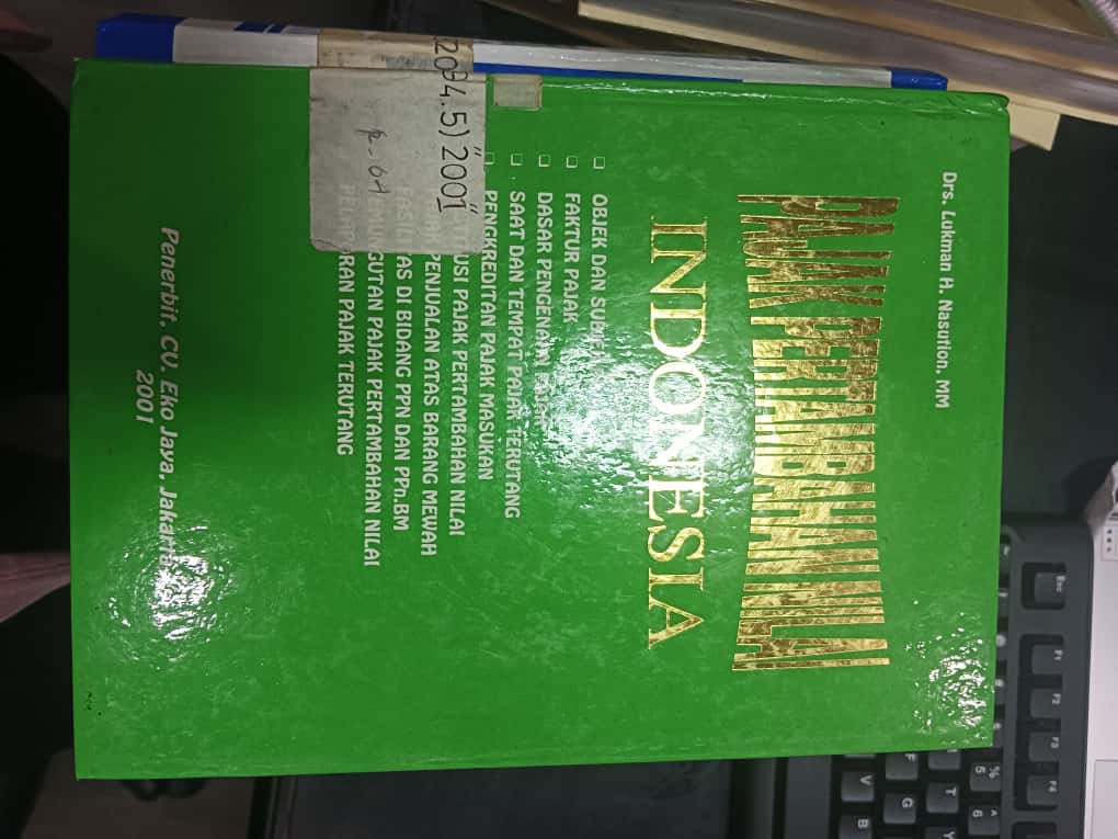 Cover Pajak Pertambahan Nilai Indonesia