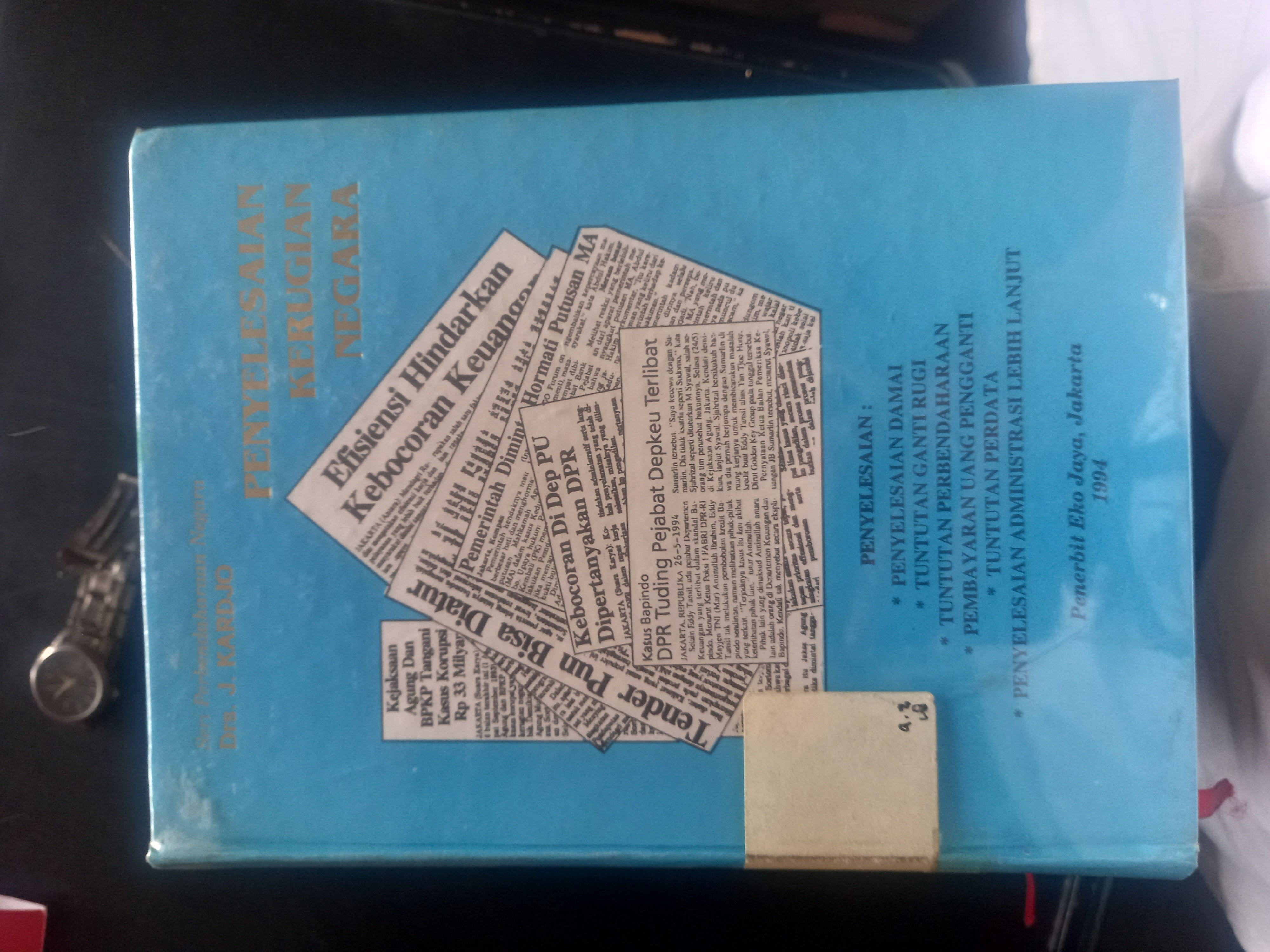 Cover Penyelesaian Kerugian Negara