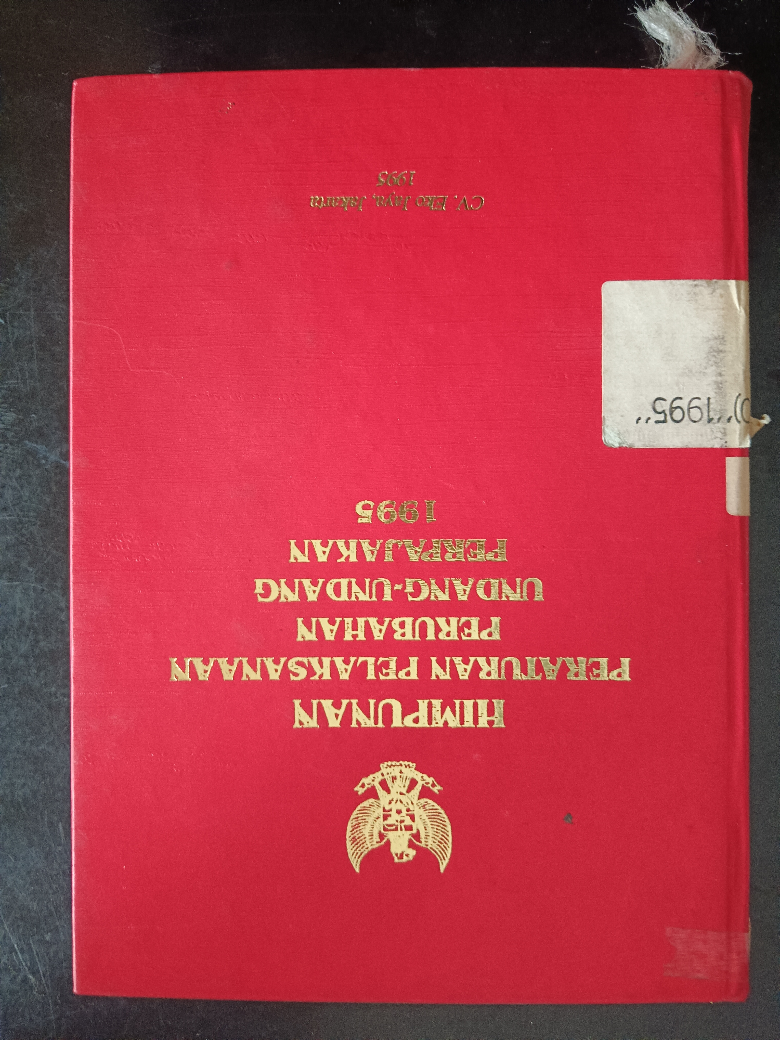 Cover Himpunan Peraturan Pelaksanaan Perubahan Undang-Undang Perpajakan 1995