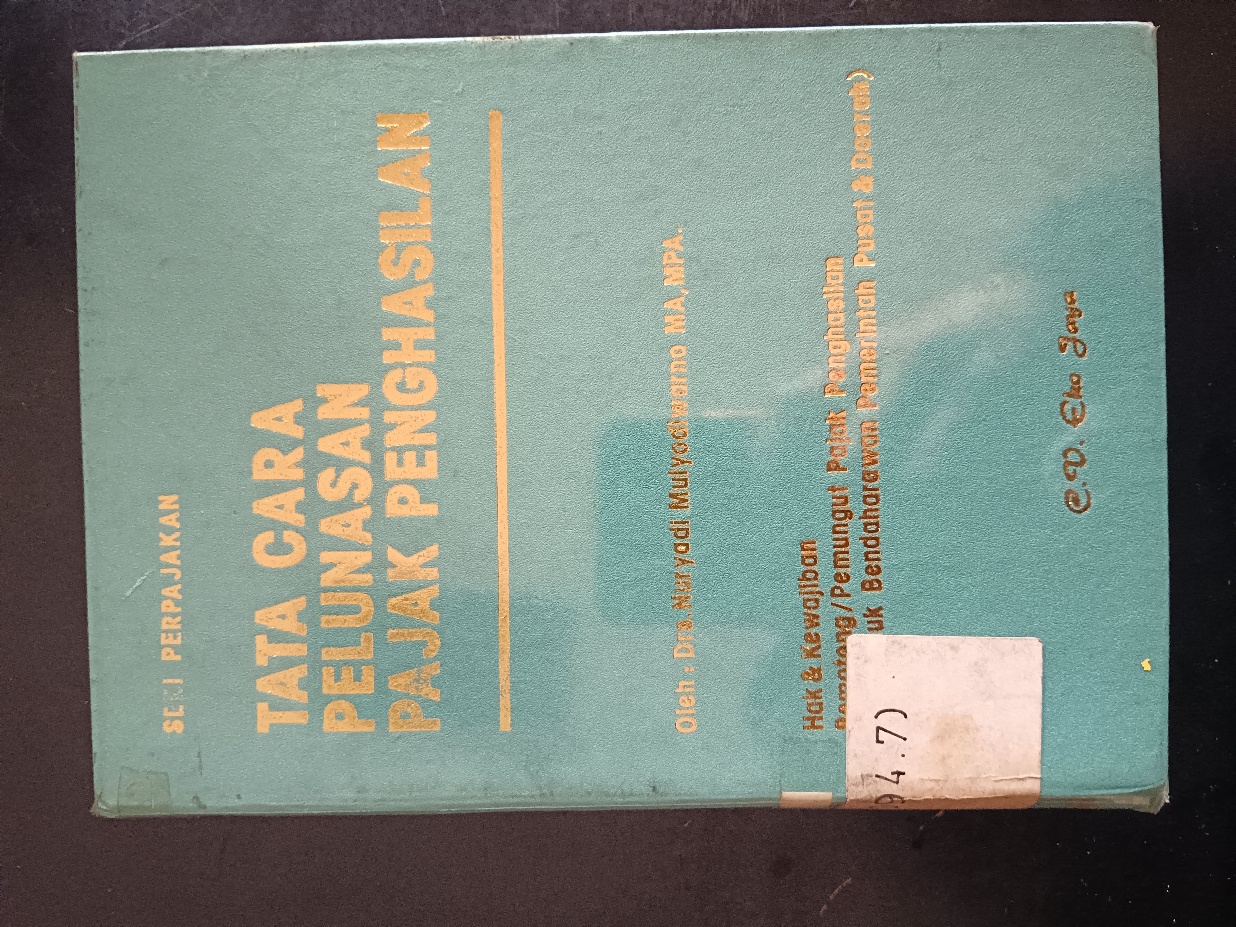 Cover Seri Perpajakan Tata Cara Pelunasan Pajak Penghasilan