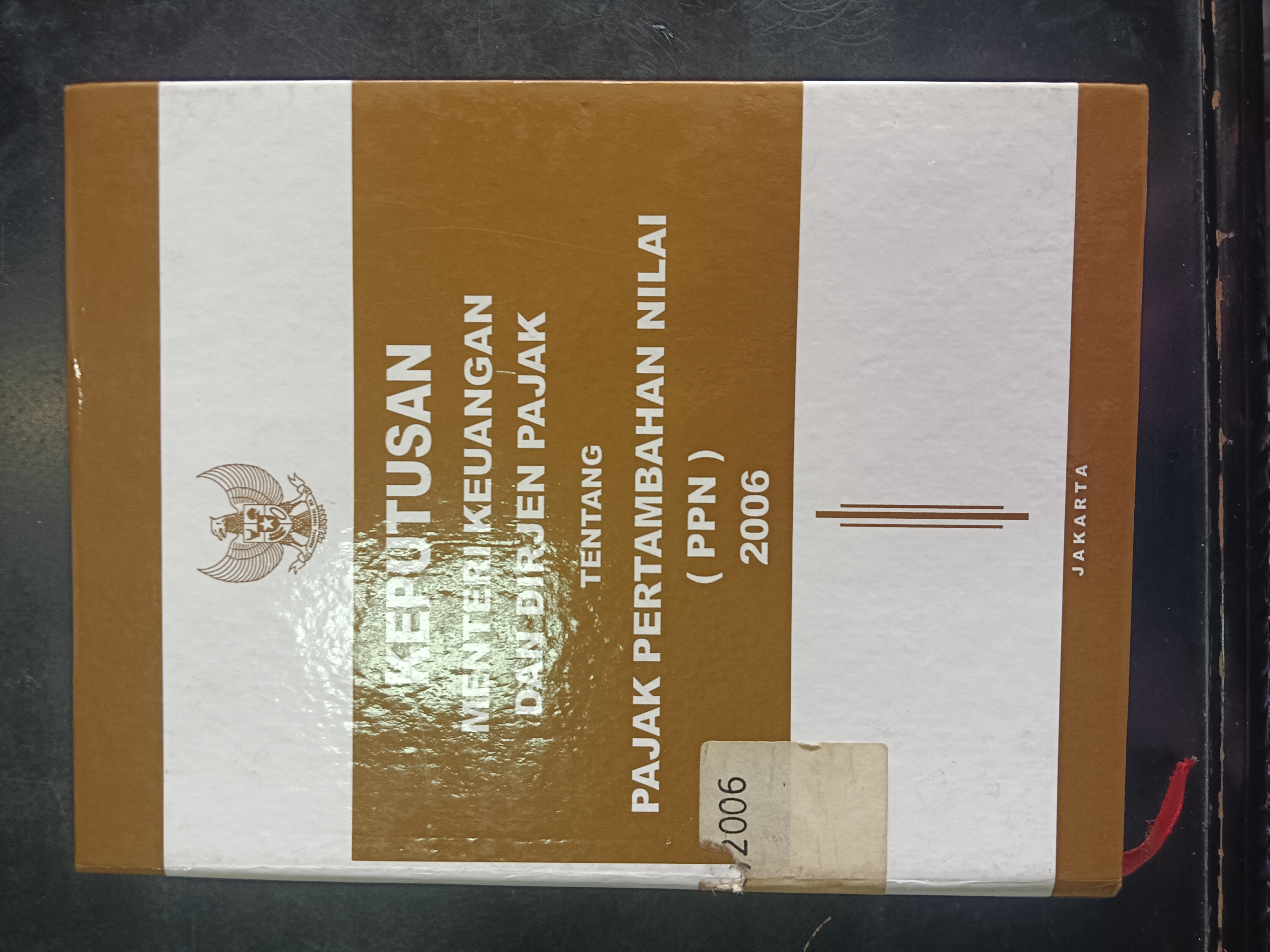 Cover Keputusan Menteri Keuangan Dan Dirjen Pajak Tentang Pajak Pertambahan Nilai (PPN) 2006