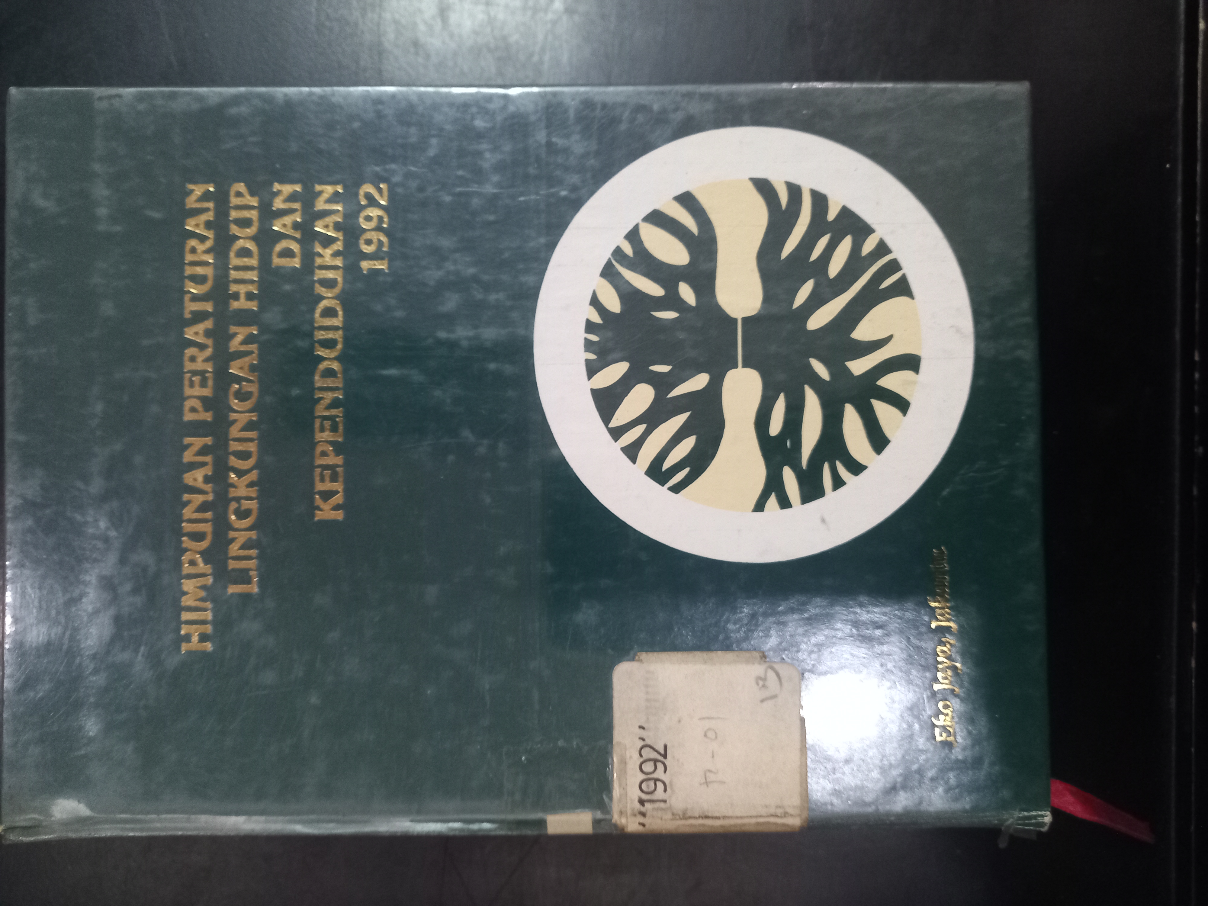 Cover Himpunan Peraturan Lingkungan Hidup dan Kependudukan 1992