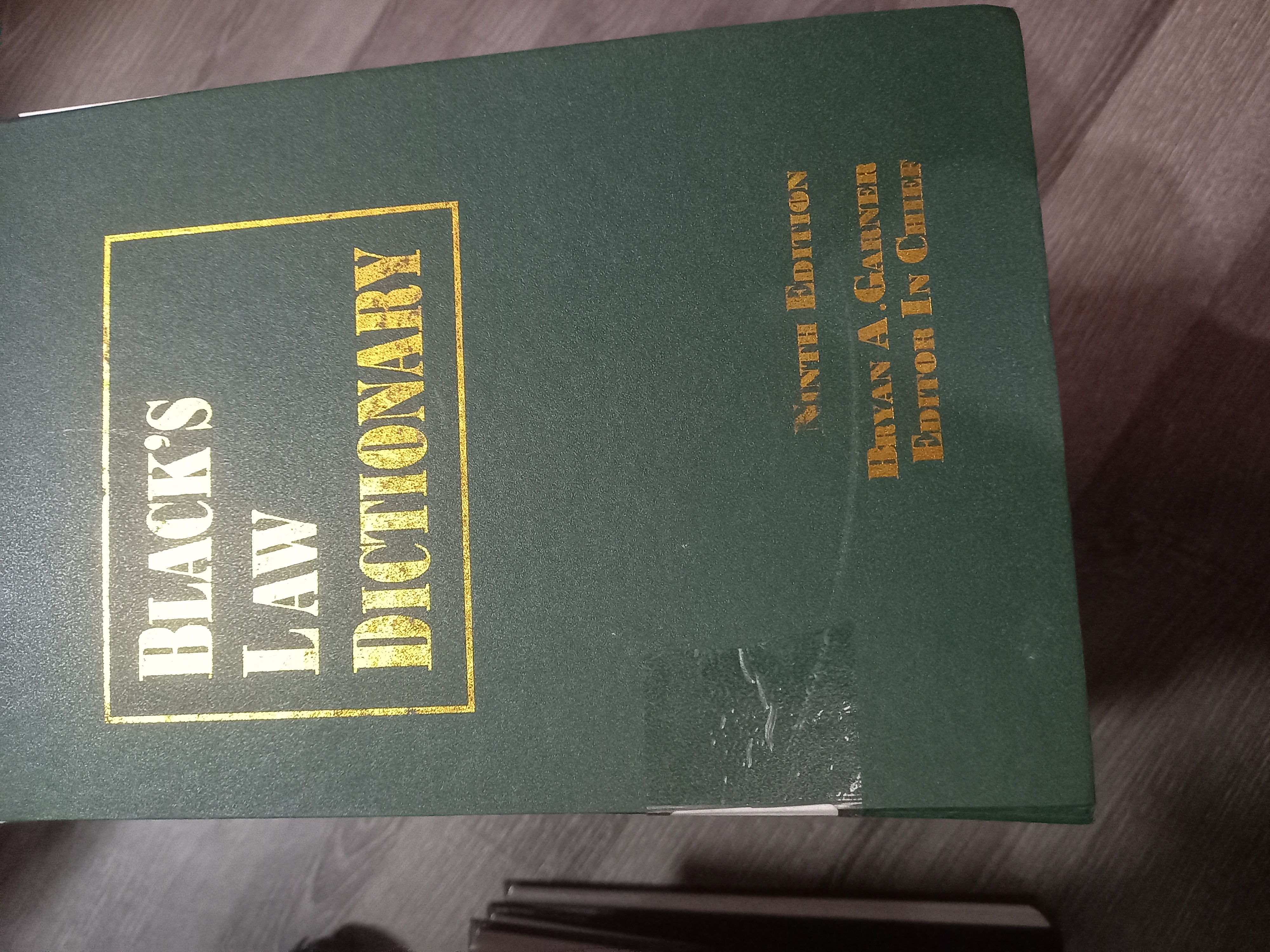 Cover Black's Law Dictonary