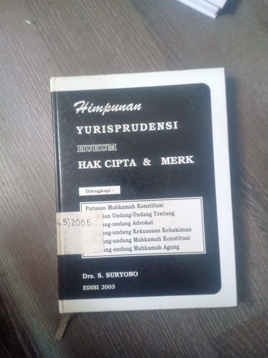 Cover Himpunan Yurisprudensi Hukum Hak Cipta & Merk