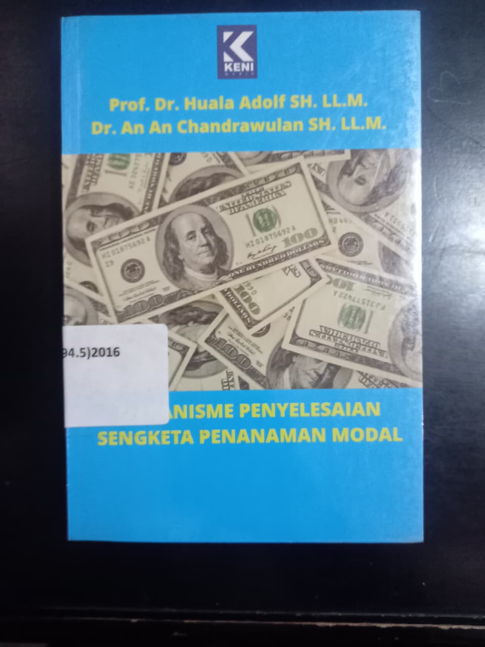 Cover Mekanisme Penyelesaian Sengketa Penanaman Modal