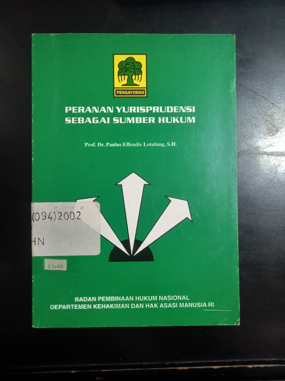Cover Peranan Yurisprudensi Sebagai Sumber Hukum