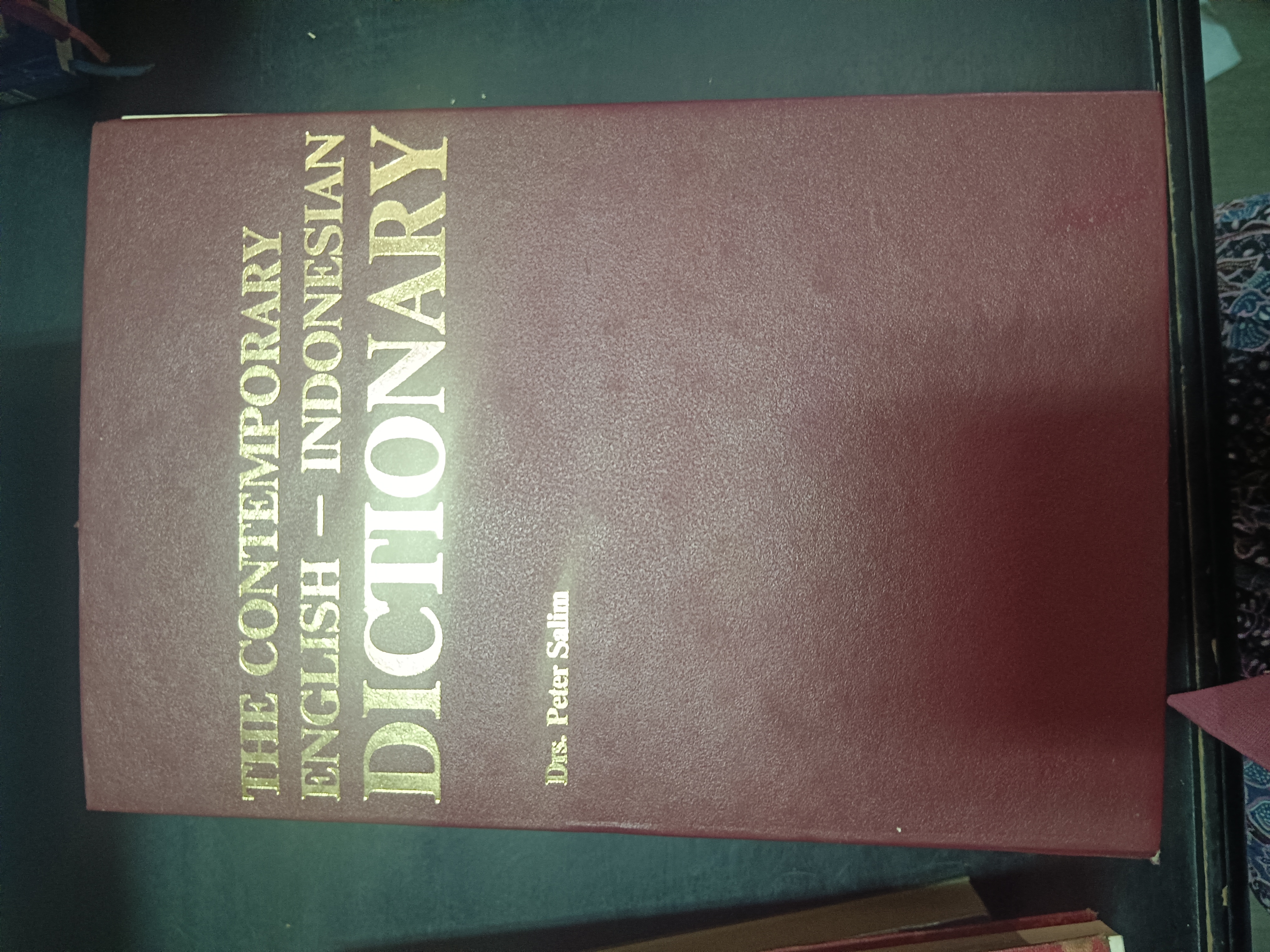 Cover The Contemporary English-Indonesian Dictionary