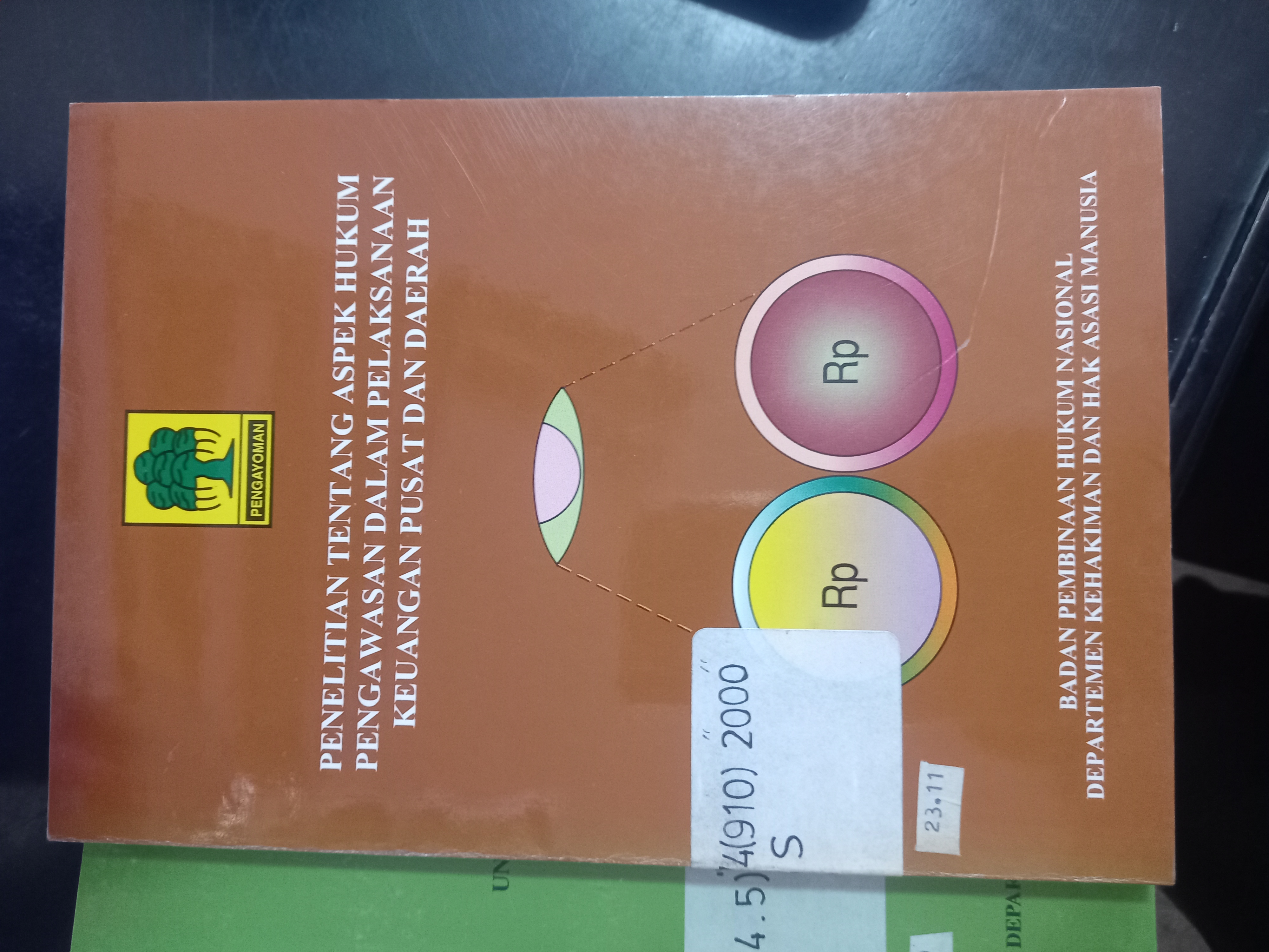 Cover Penelitian Tentang Aspek Hukum Pengawasan Dalam Pelaksanaan Keuangan Pusat Dan Daerah