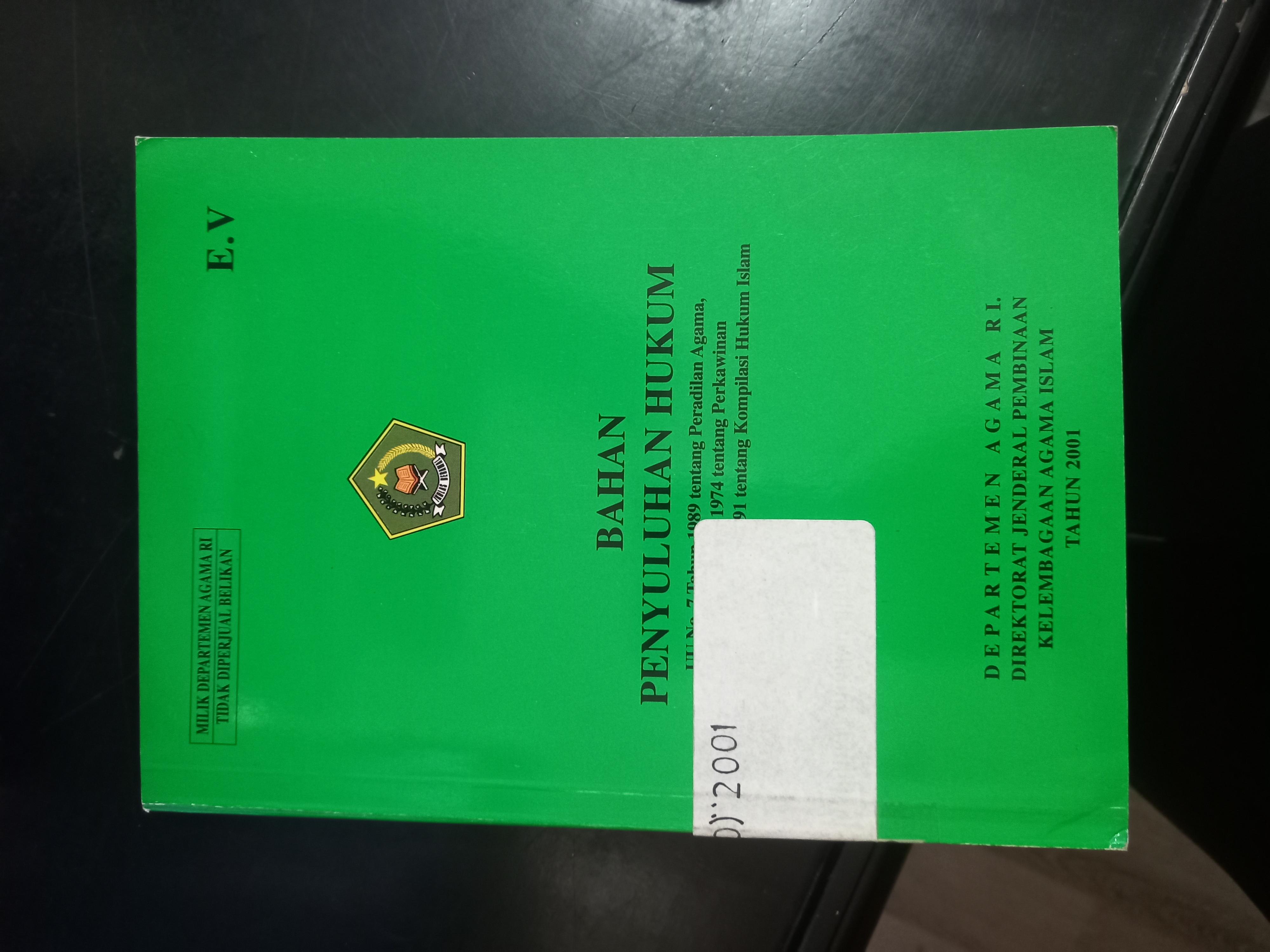 Cover Bahan Penyuluhan Hukum