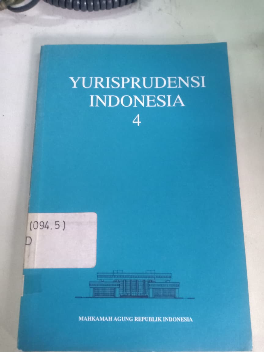 Cover YURISPRUDENSI INDONESIA 4