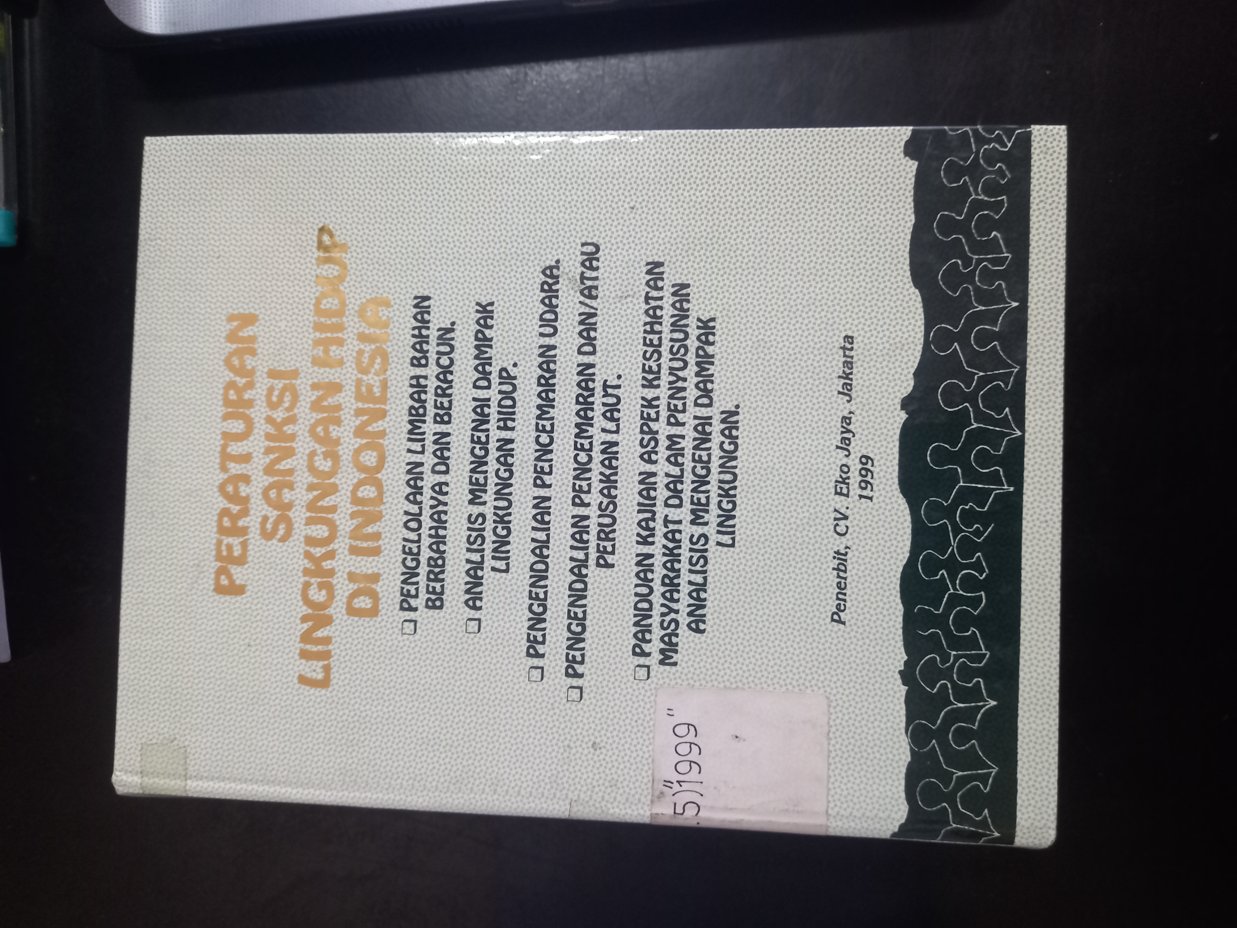 Cover Peraturan Sanksi Lingkungan Hidup Di Indonesia
