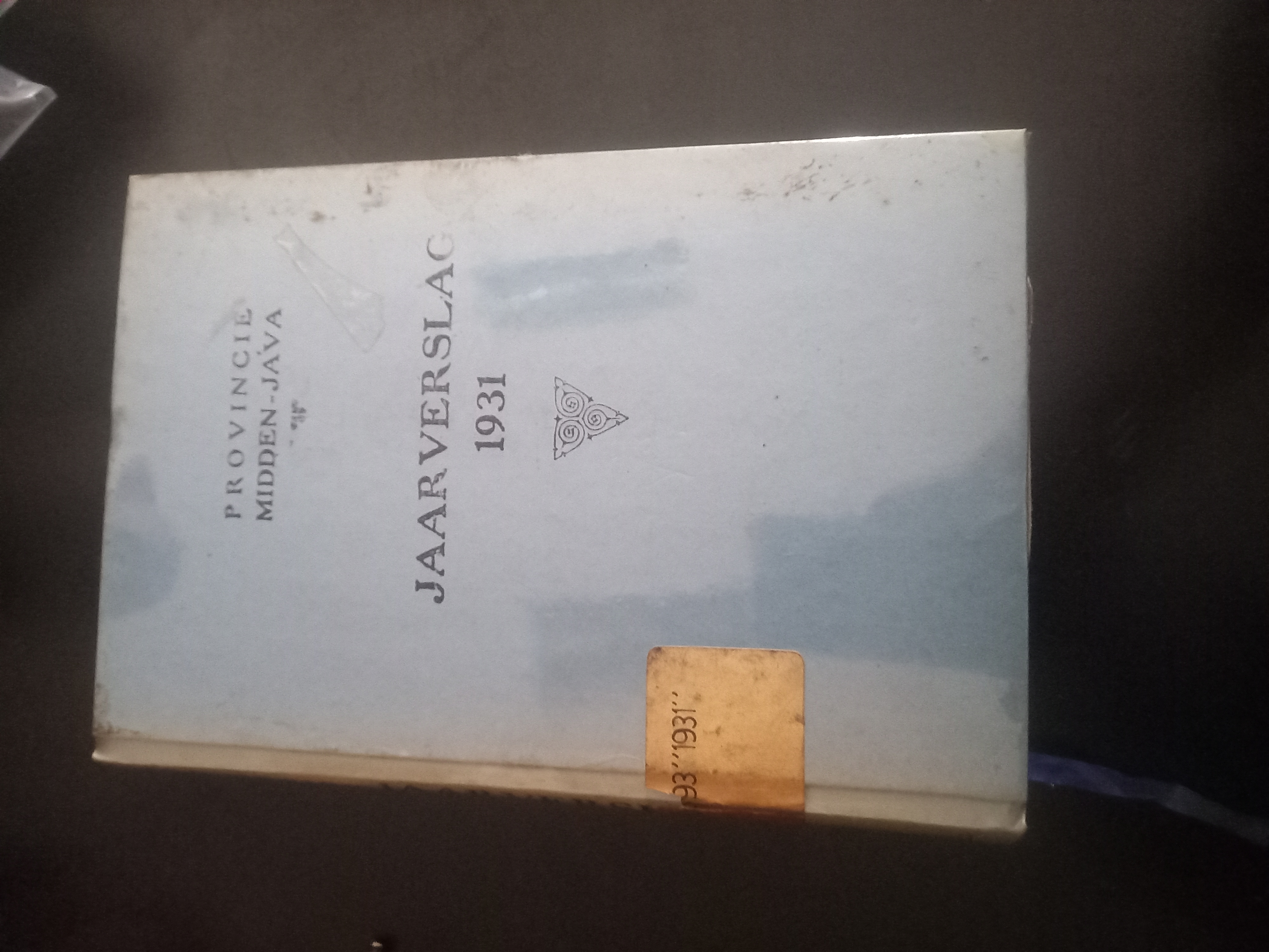 Cover Jaarverslag 1931