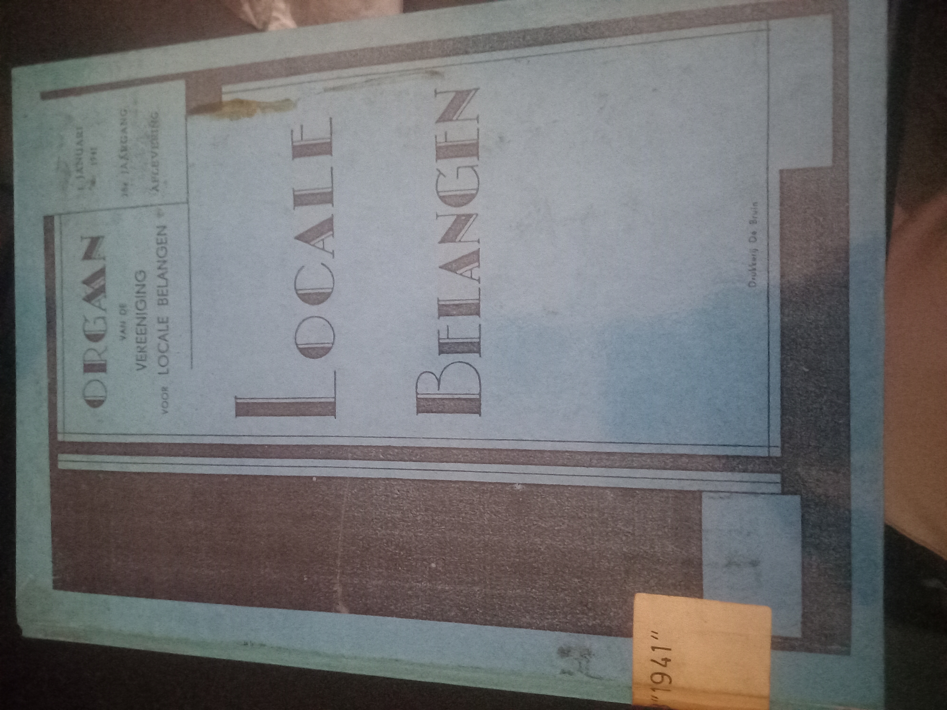 Cover Locale Belagen