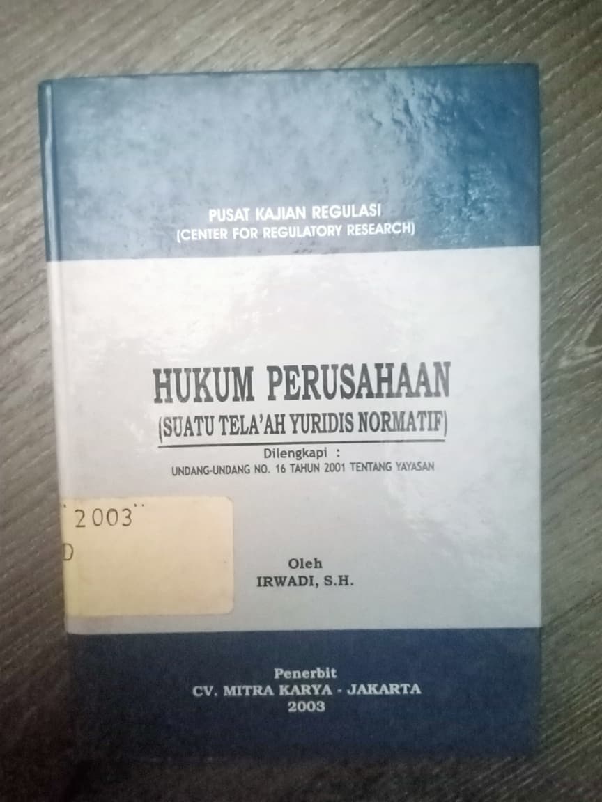 Cover Hukum Perusahaan