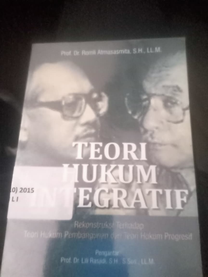 Cover Teori Hukum Integratif