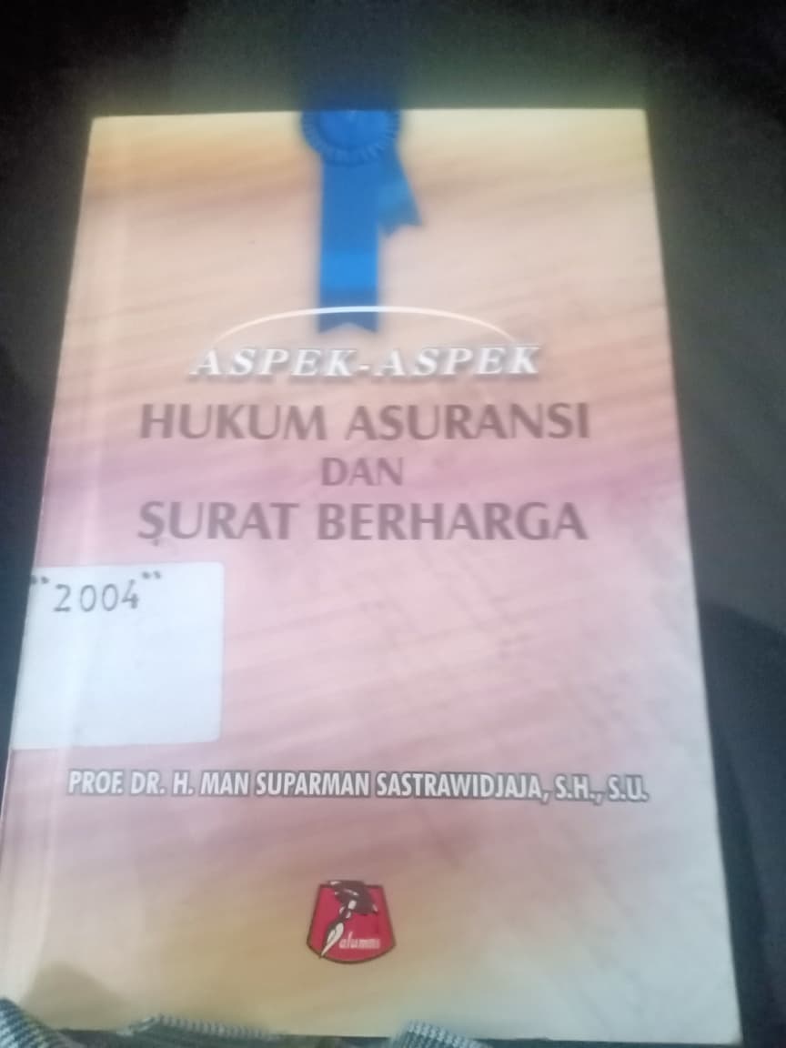Cover Aspek-Aspek Hukum Asuransi Dan Surat Berharga