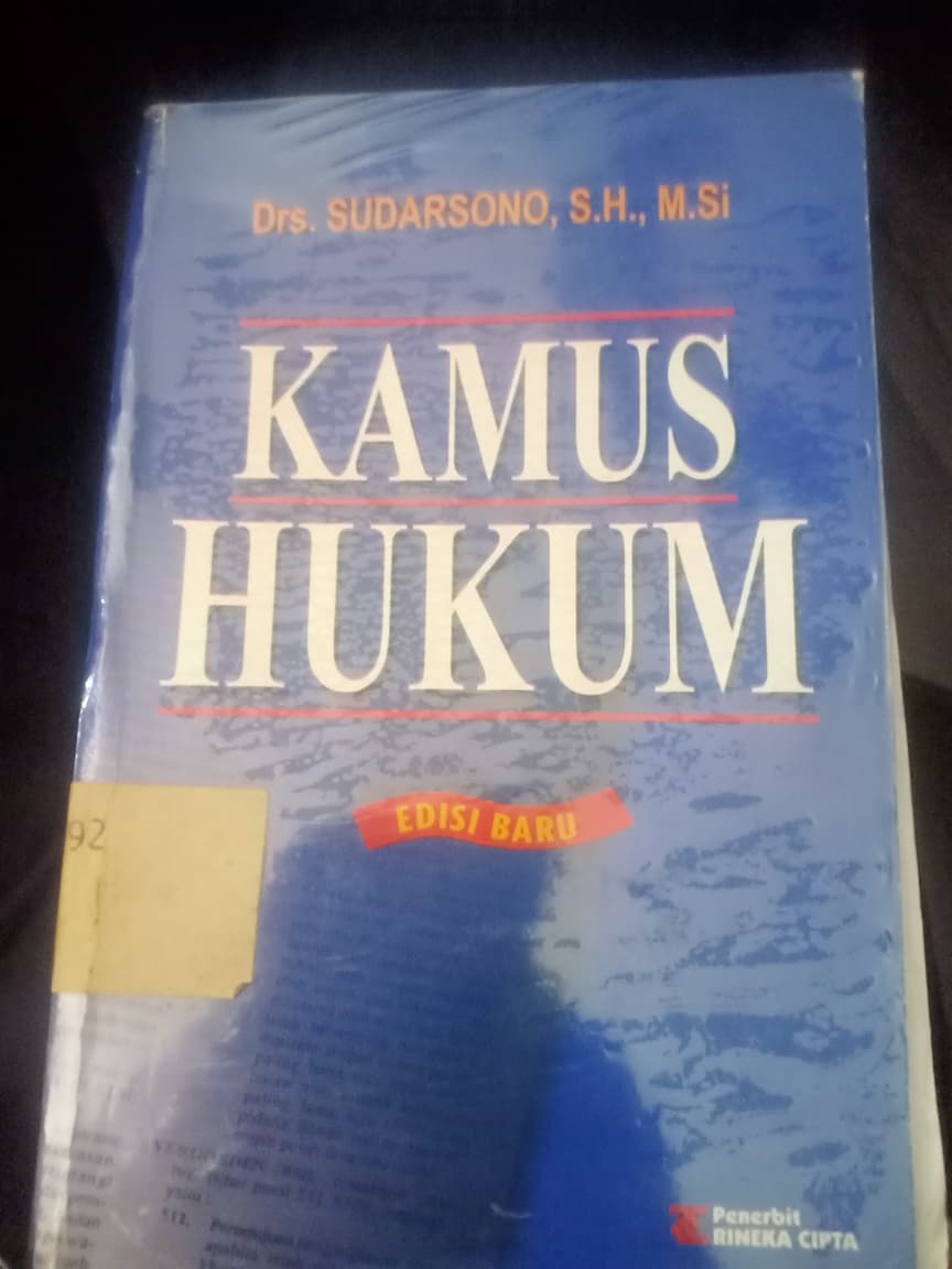 Cover Kamus Hukum