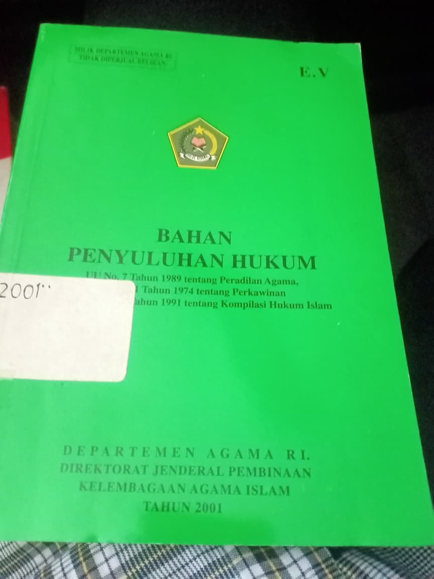 Cover Bahan Penyuluhan Hukum