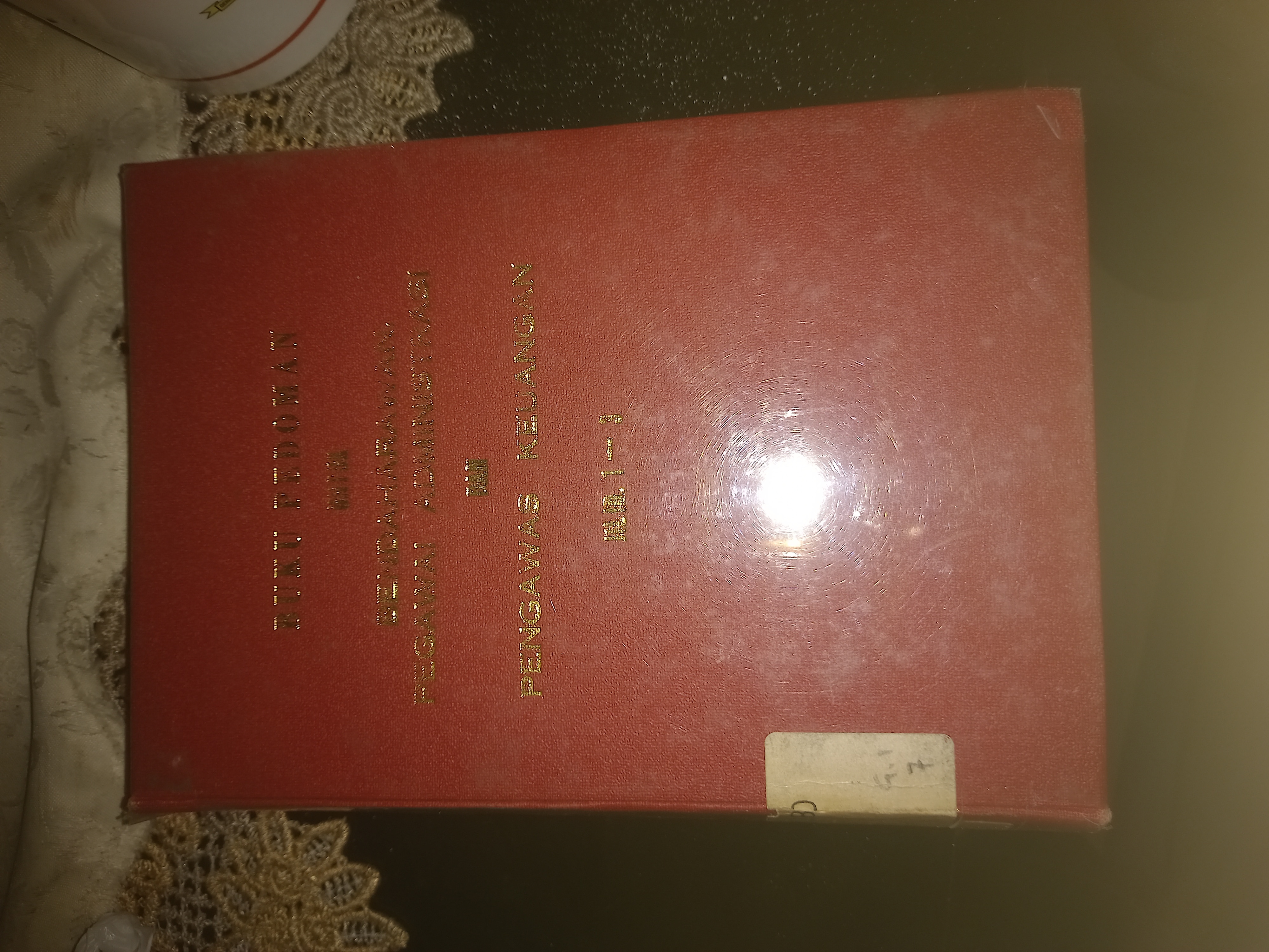 Cover Buku Pedoman Untuk Bendaharawan Pegawai Administrasi Dan Pengawas Keuangan Jilid 1 - 3