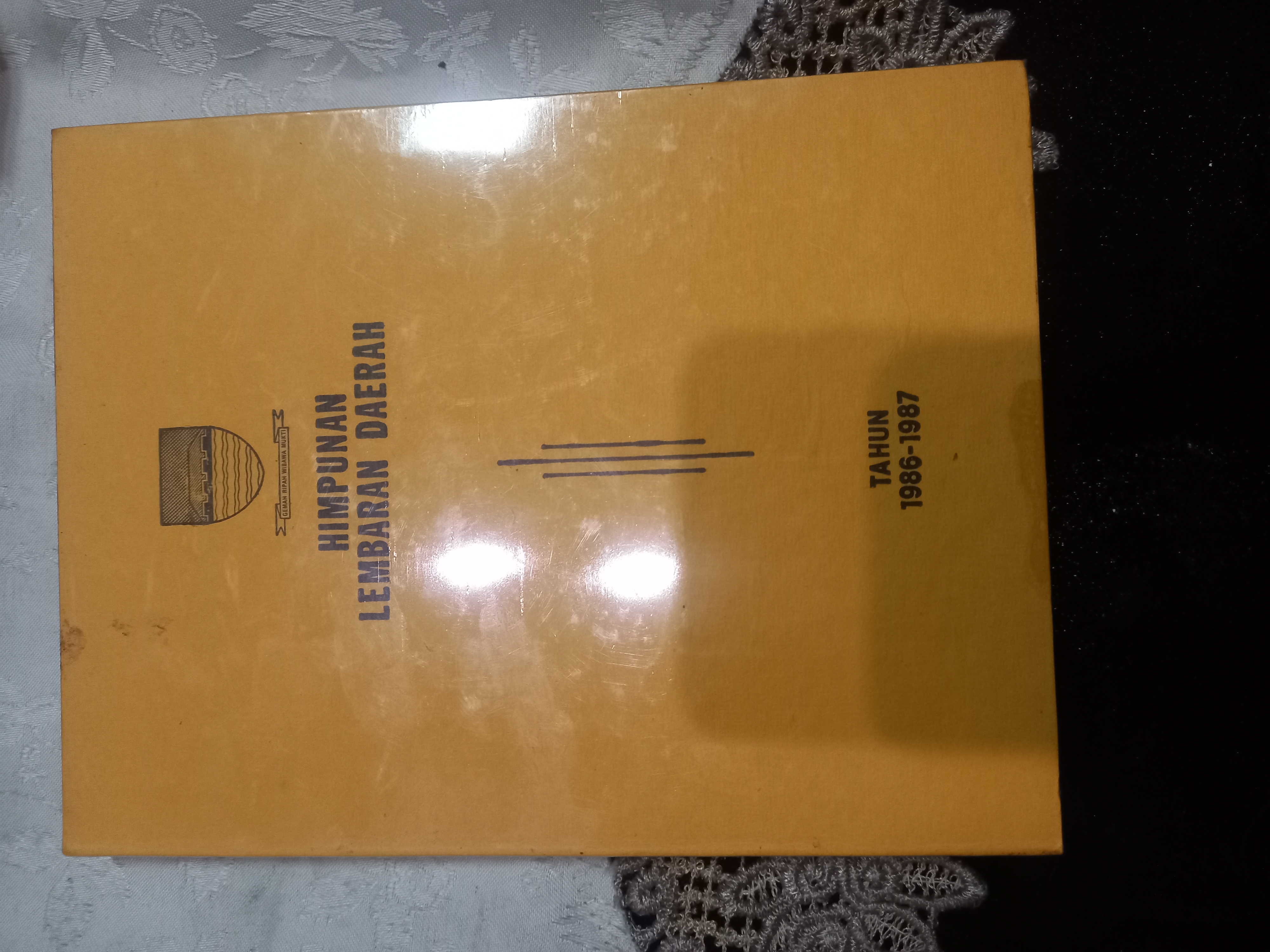 Cover Himpunan Lembaran Daerah Tahun 1986-1987