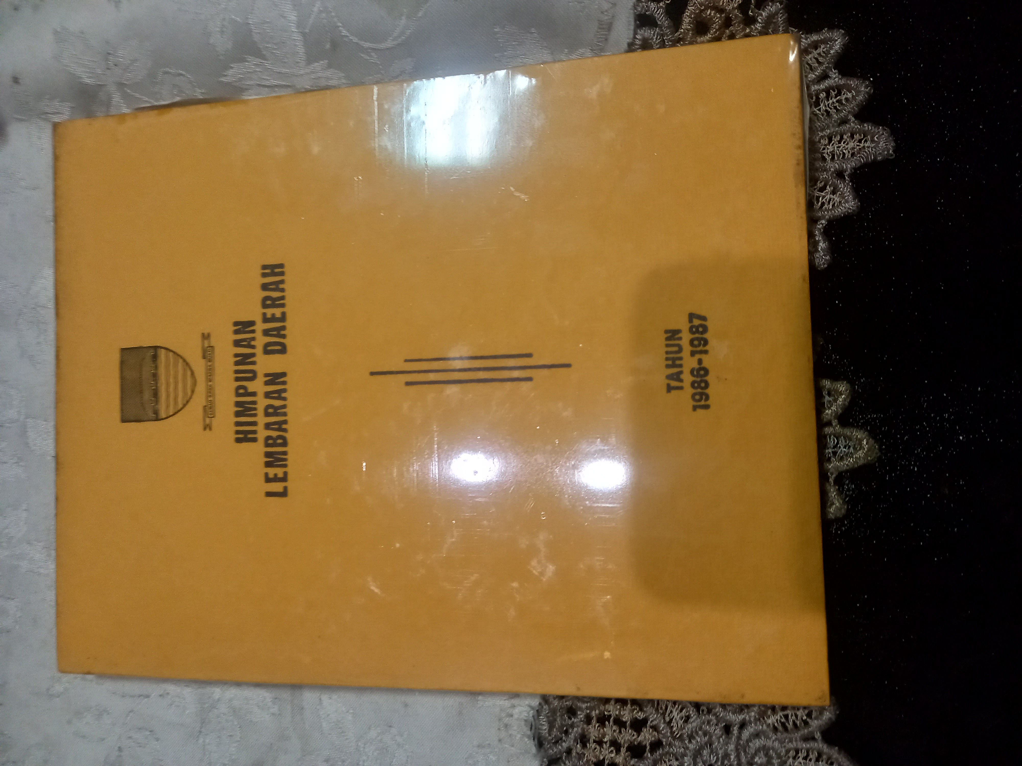 Cover Himpunan Lembaran Daerah Tahun 1986-1987