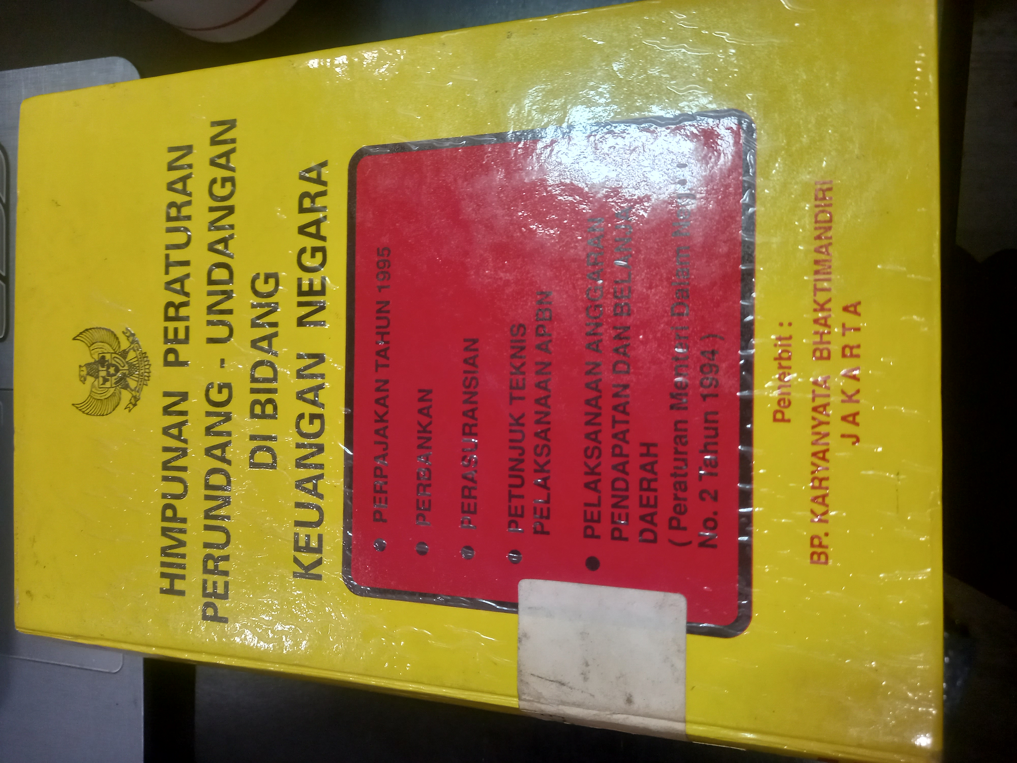Cover Himpunan Peraturan Perundang - Undangan Di Bidang Keuangan Negara