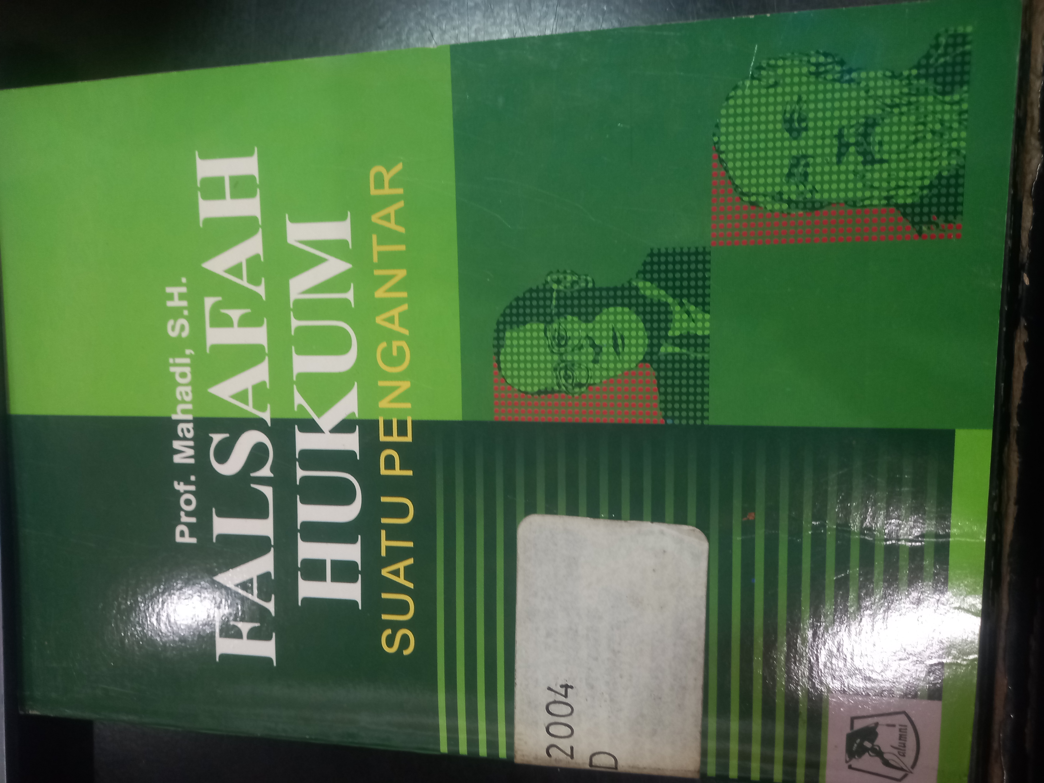 Cover Falsafah Hukum Suatu Pengantar