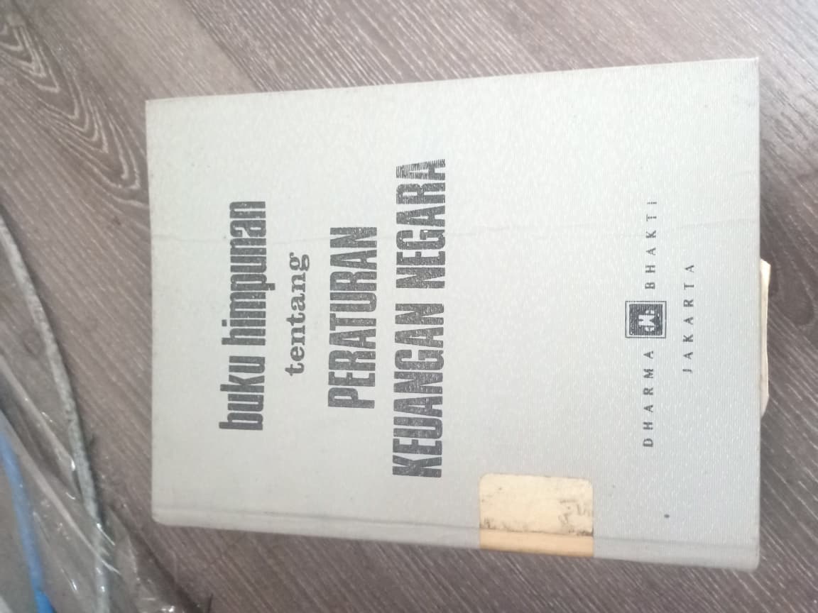 Cover Buku Himpunan Tentang Peraturan Keuangan Peraturan Keuangan Negara