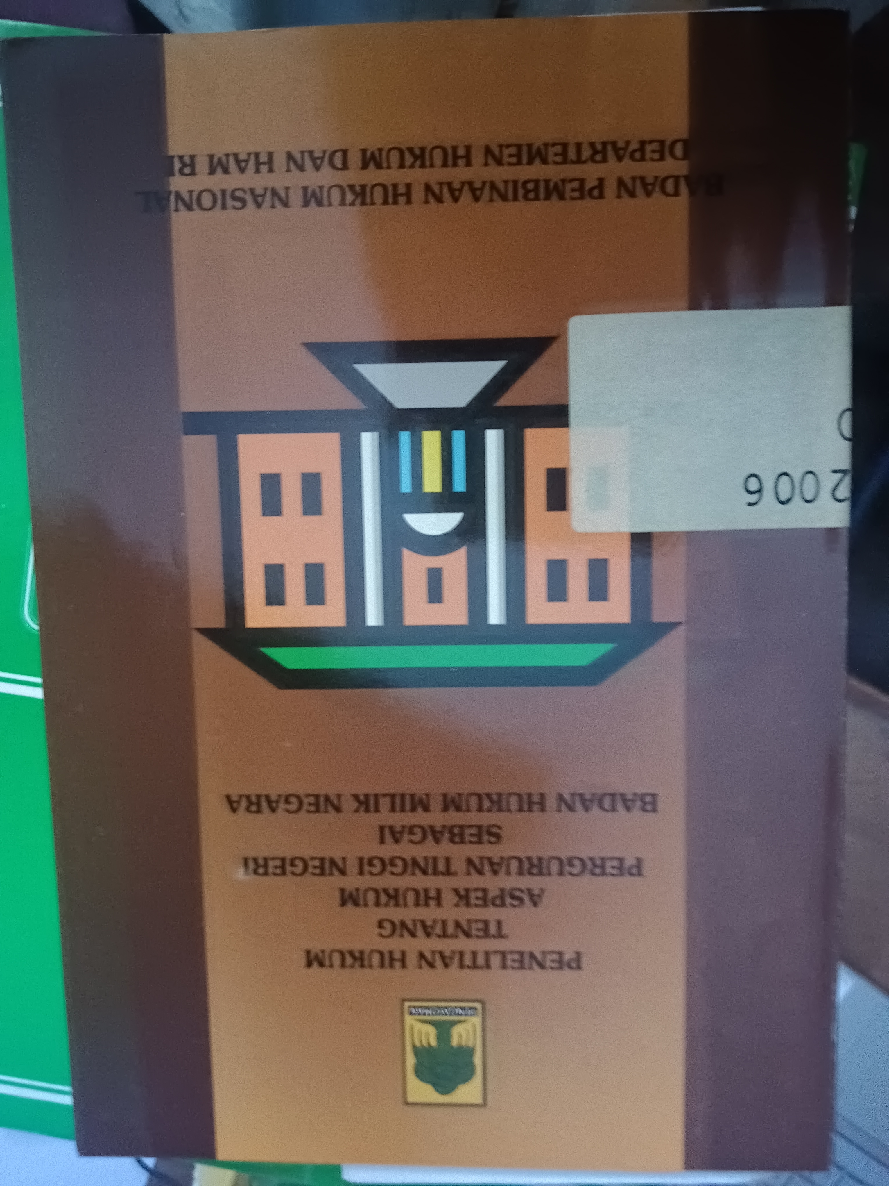 Cover Penilitian Hukum Tentang Aspek Hukum Perguruan Tinggi Negeri  Sebagai Badan Hukum Milik Negara