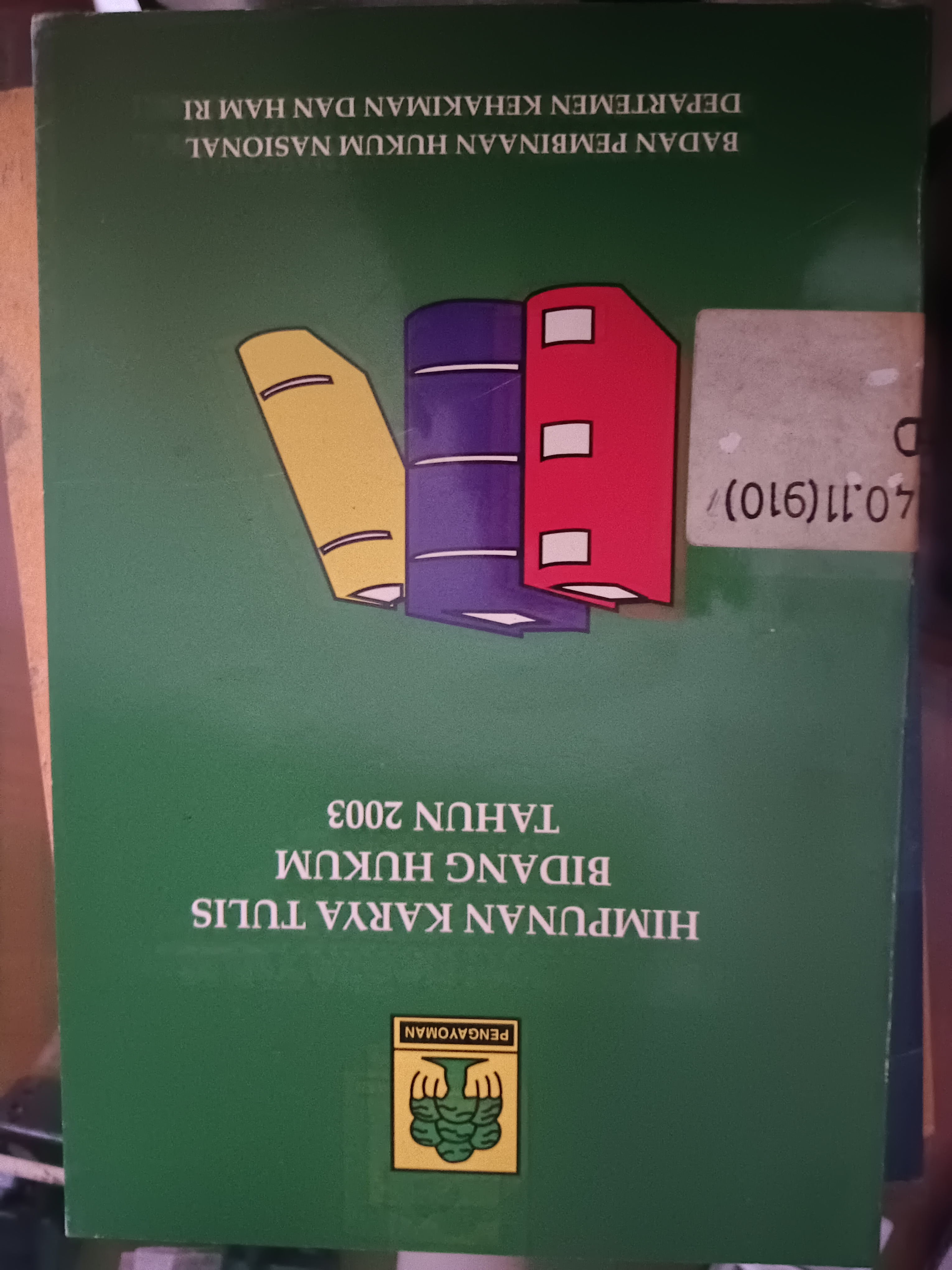 Cover Himpunan Karya Tulis Bidang Hukum Tahun 2003