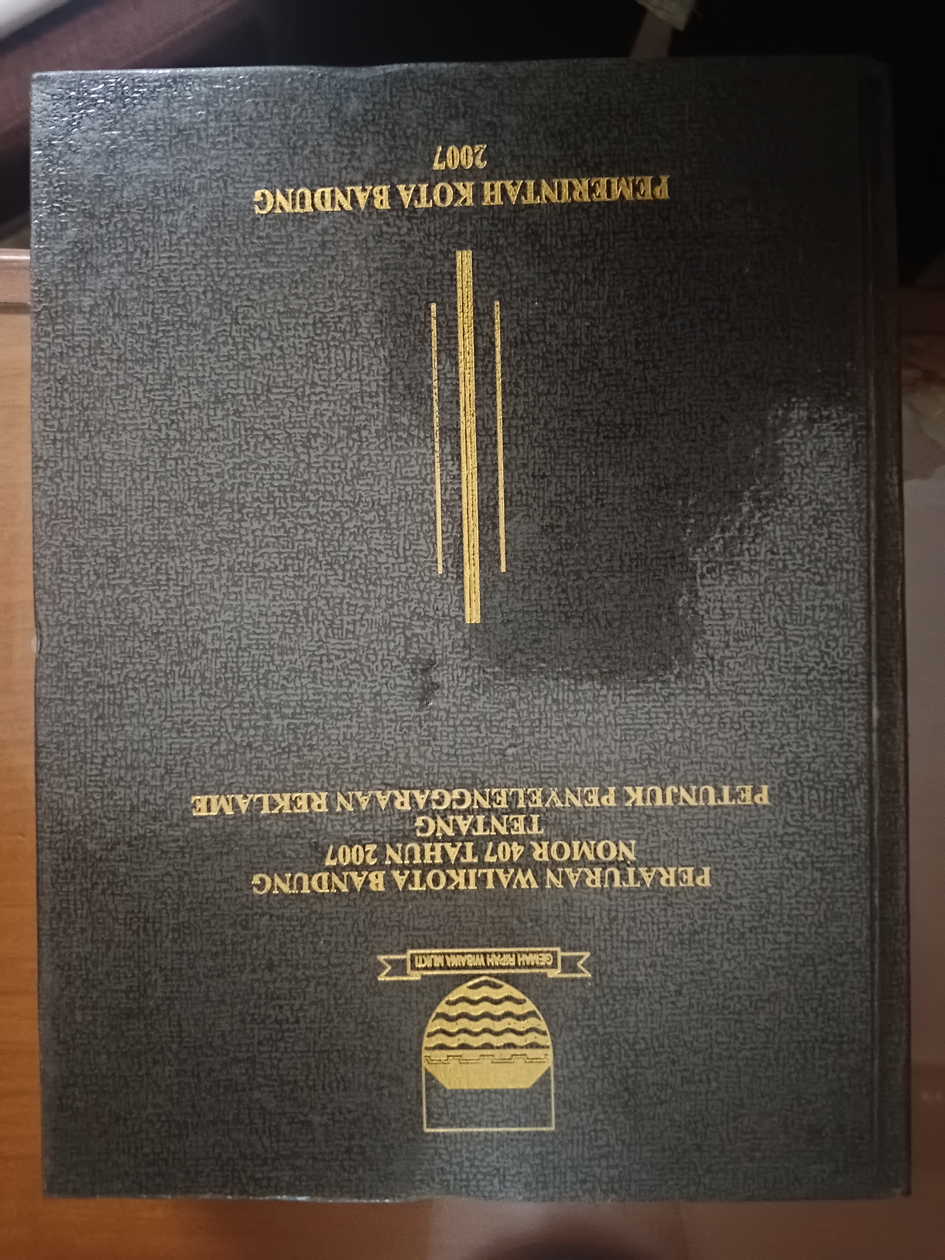 Cover Peraturan Walikota Bandung Nomor 407 Tahun 2007 Tentang Petunjuk Penyelenggaraan Reklame