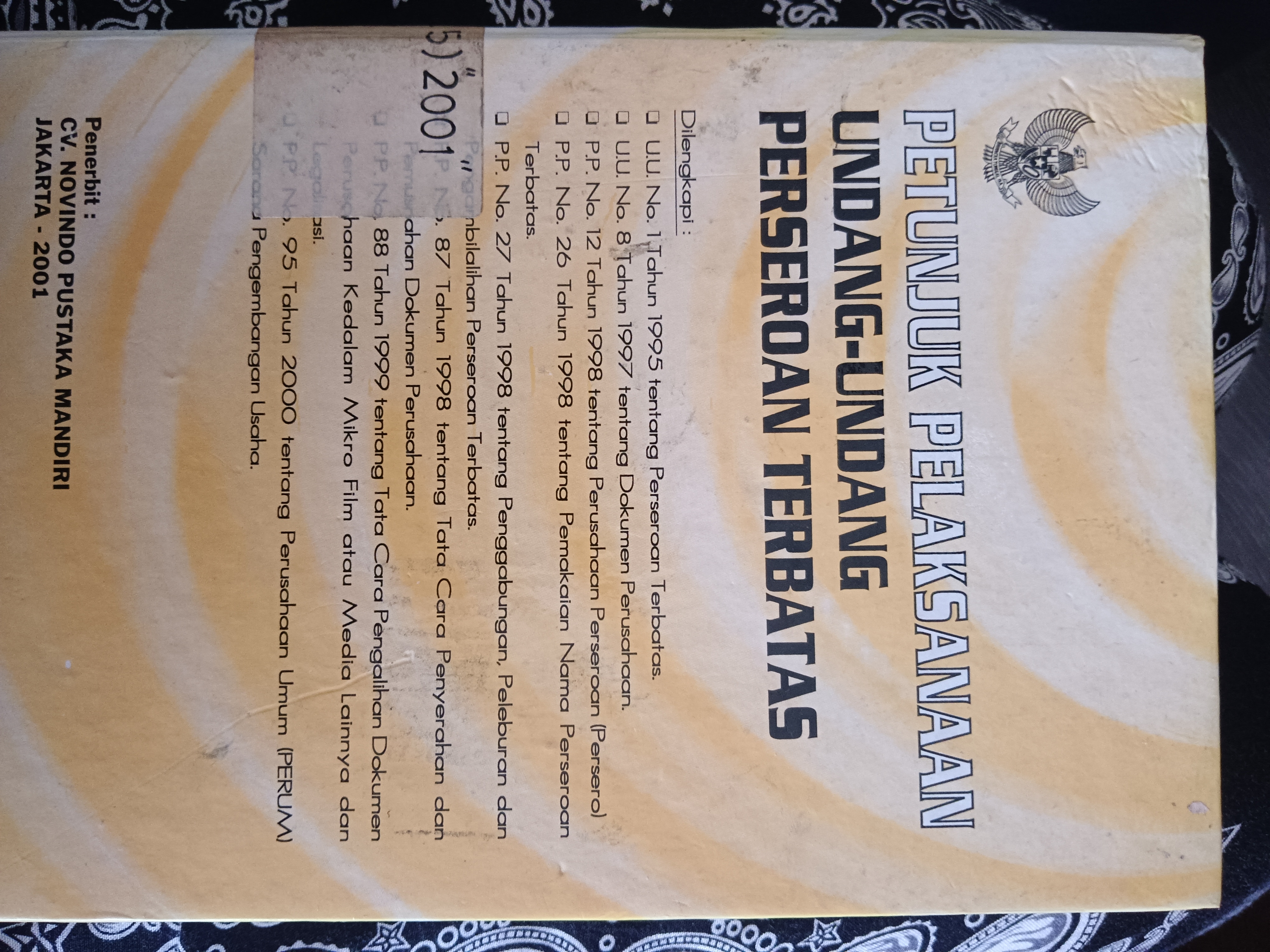 Cover Petunjuk Pelaksanaan Undang-Undang Perseroan Terbatas