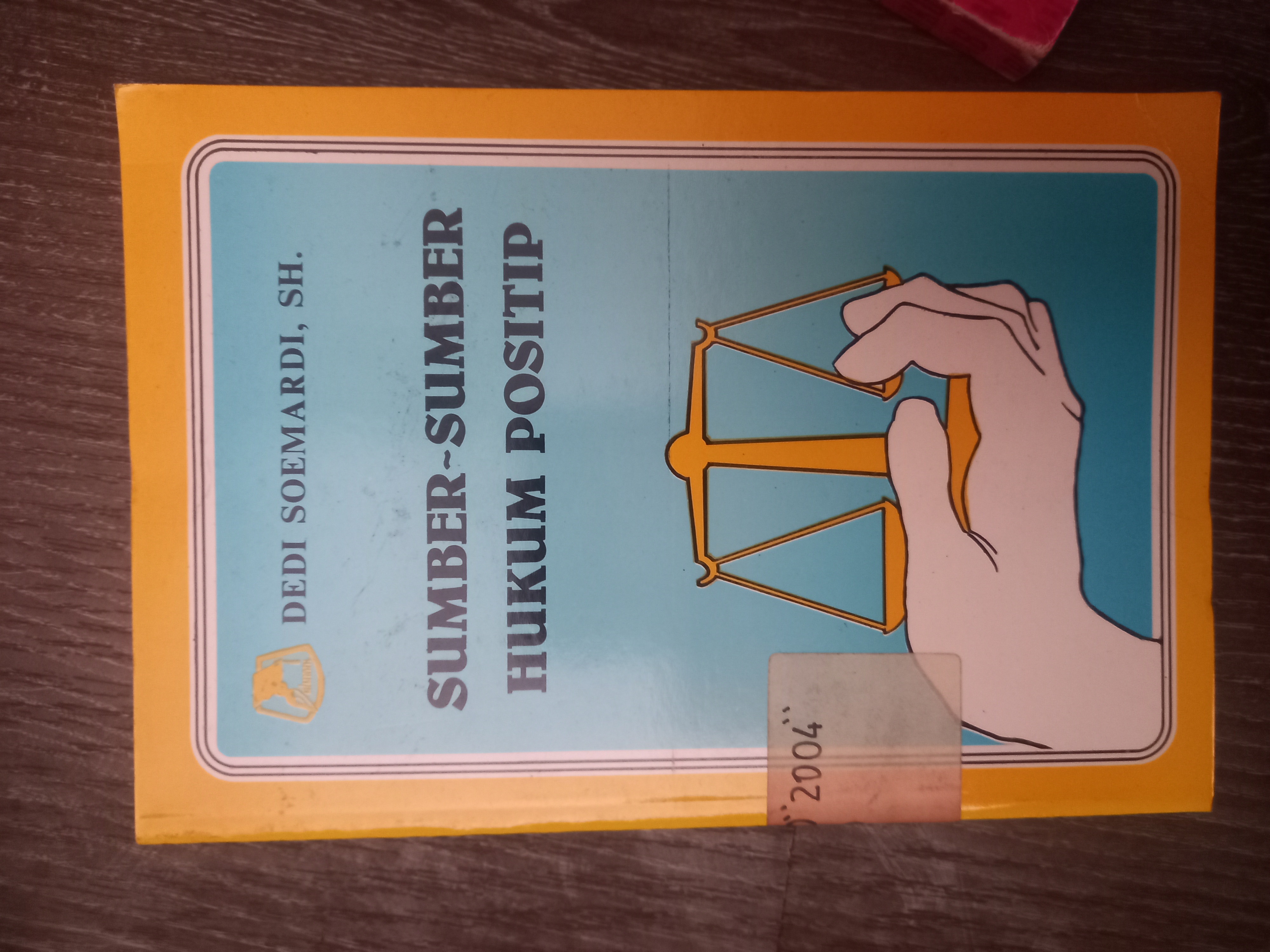 Cover Sumber - Sumber Hukum Positip