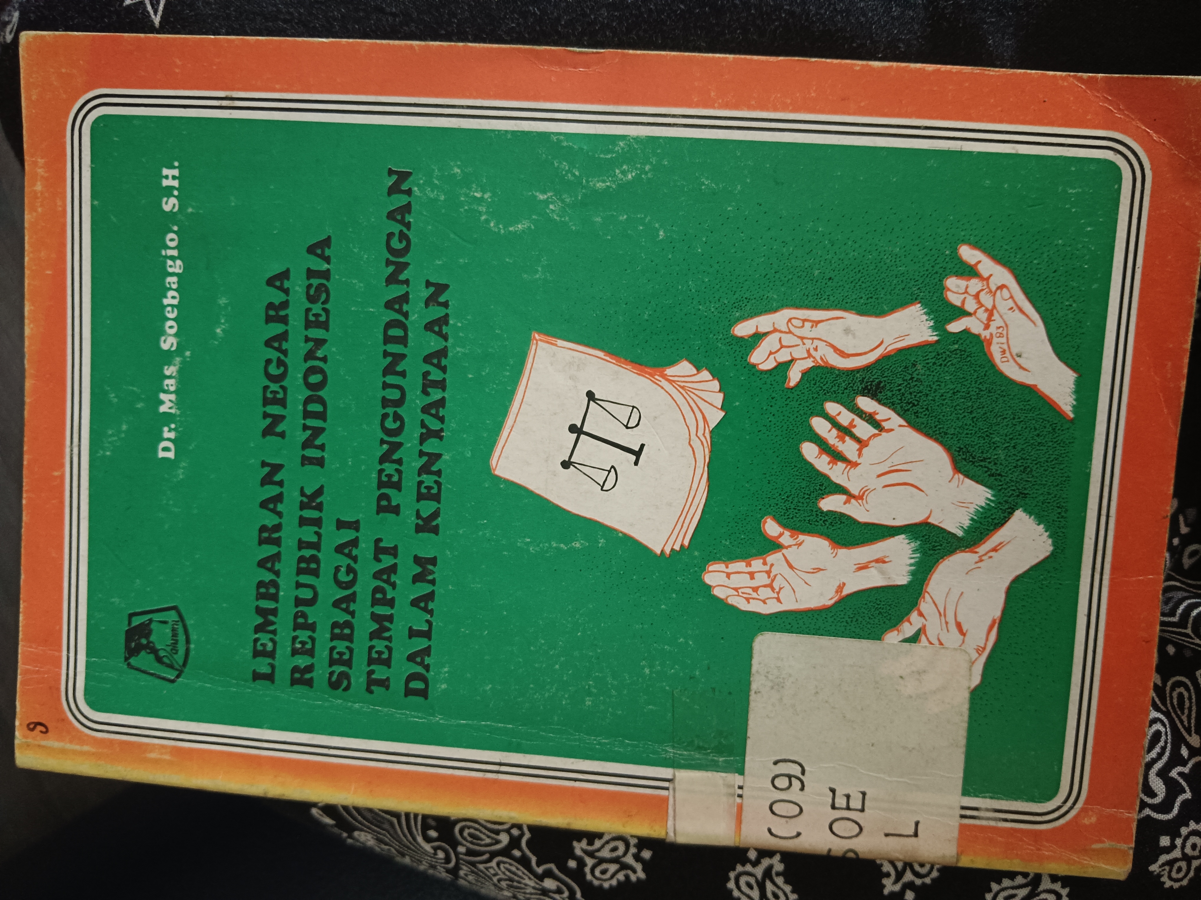 Cover Lembaran Negara Republik Indonesia Sebagai Tempat Pengundangan Dalam Kenyataan