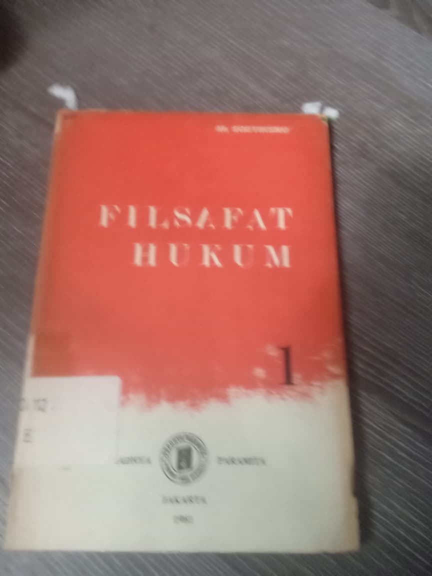 Cover Filsafat Hukum 1
