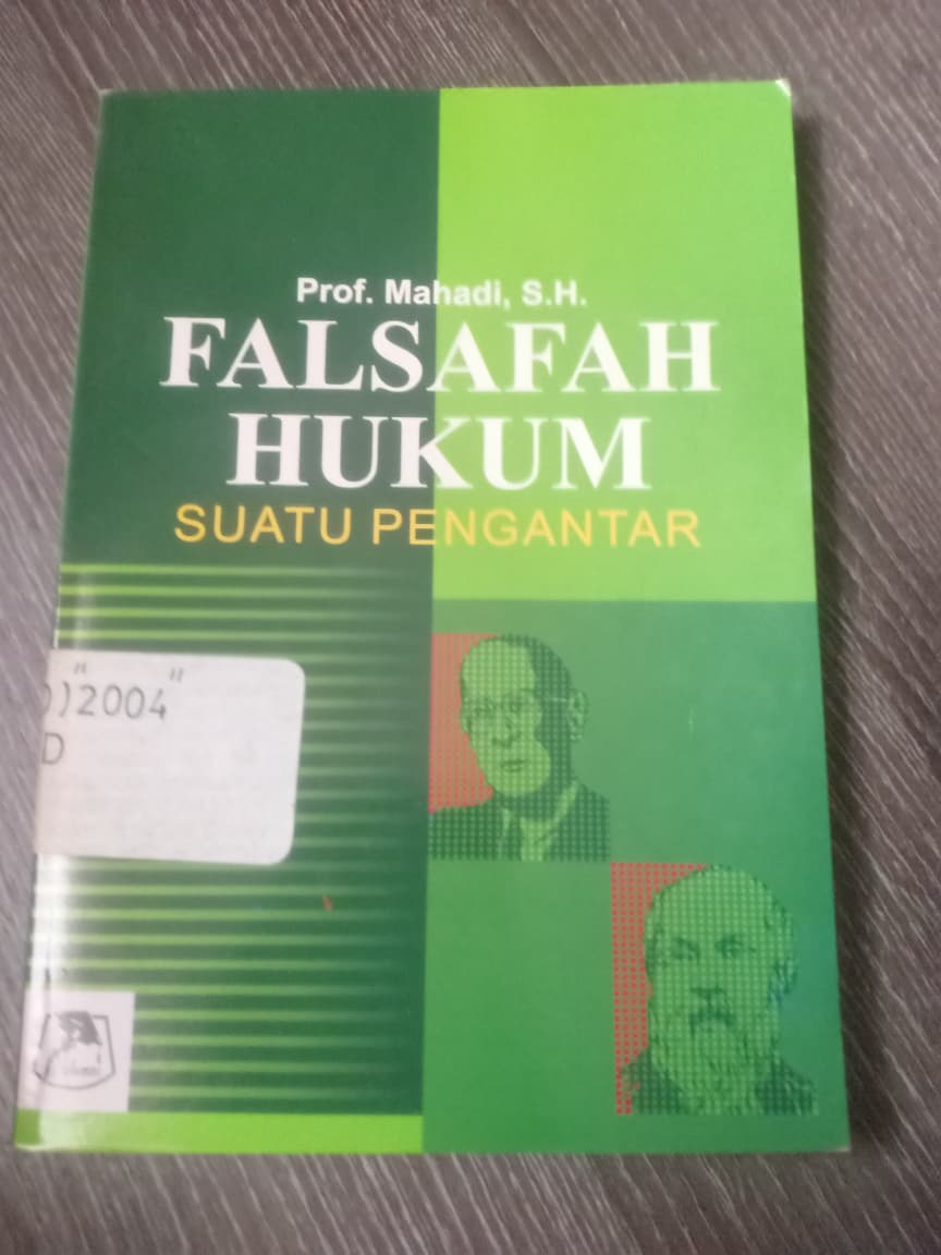 Cover Falsafah Hukum Suatu Pengantar