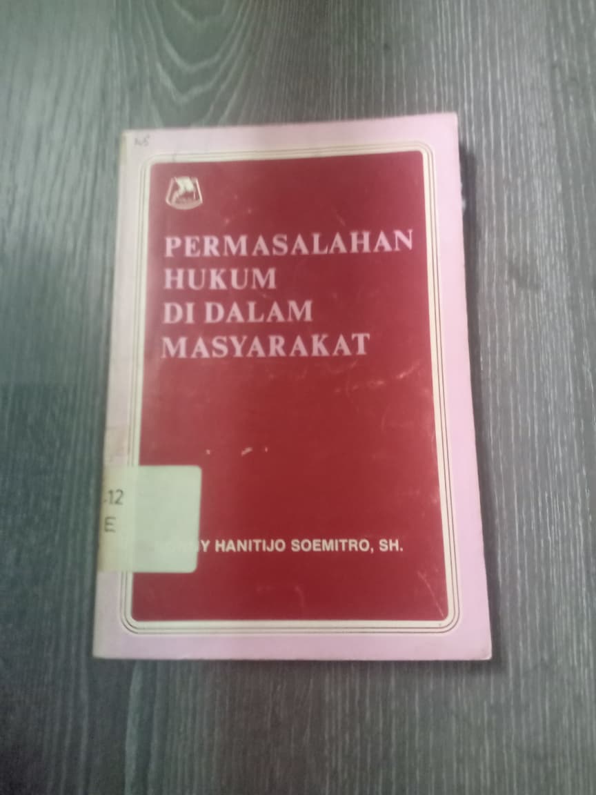 Cover Permasalahan Hukum Di Dalam Masyarakat