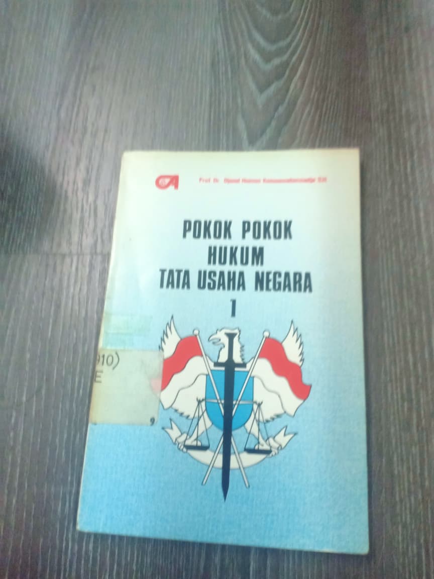 Cover Pokok Pokok Hukum Tata Usaha Negara 1
